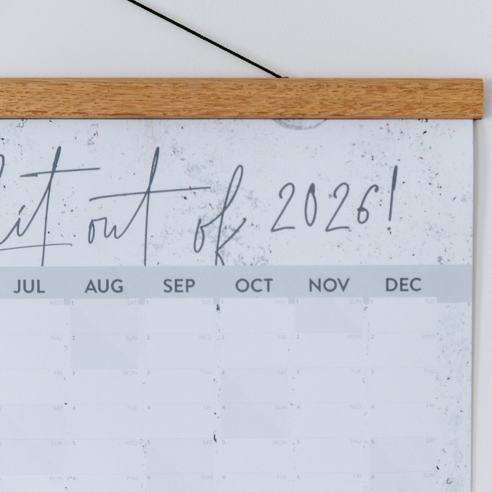 2026 Organise The Shit Wall Planner - I am Nat Ltd - Wall Planner