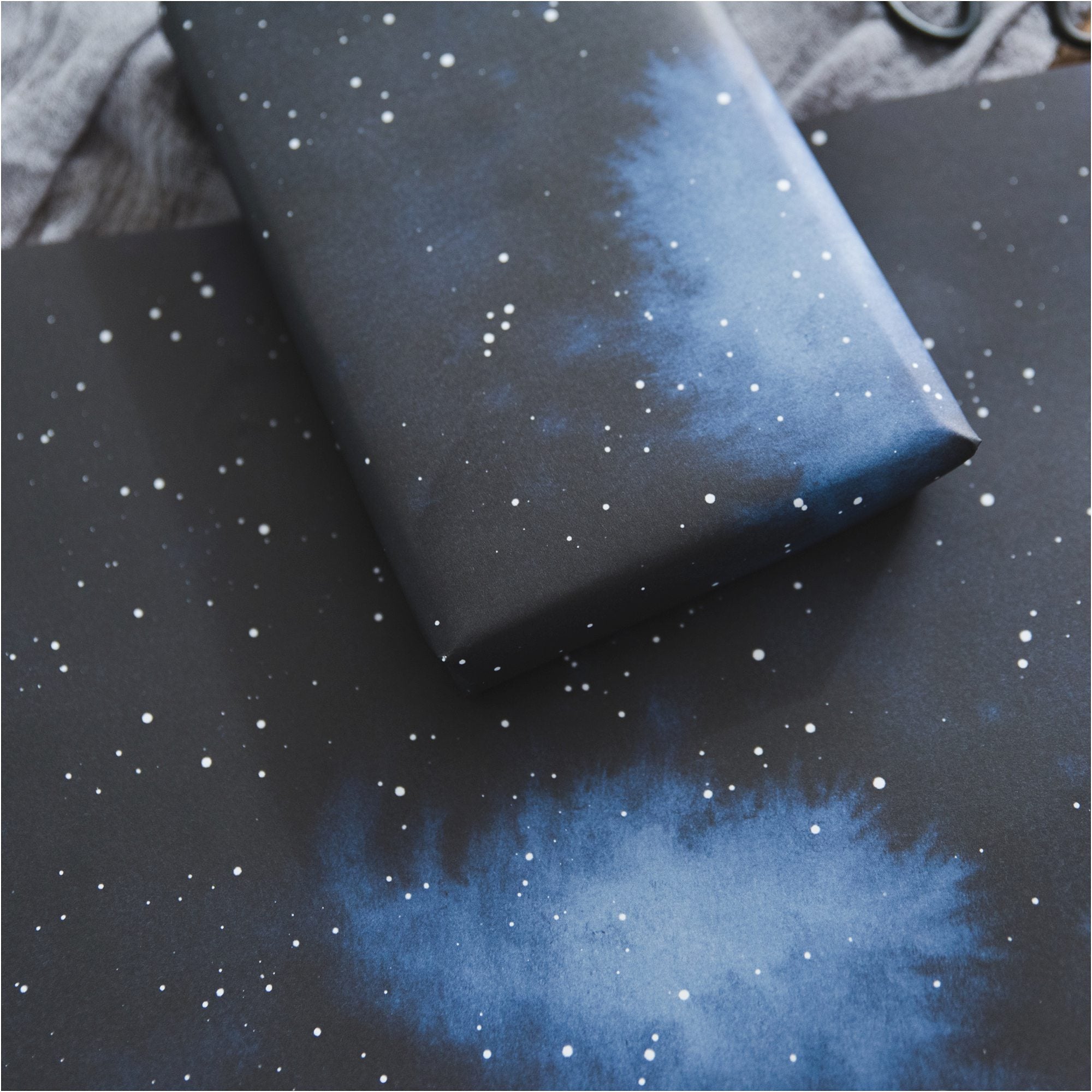 Christmas Gift Wrap Set: Moonlit Winter & Celestial Night