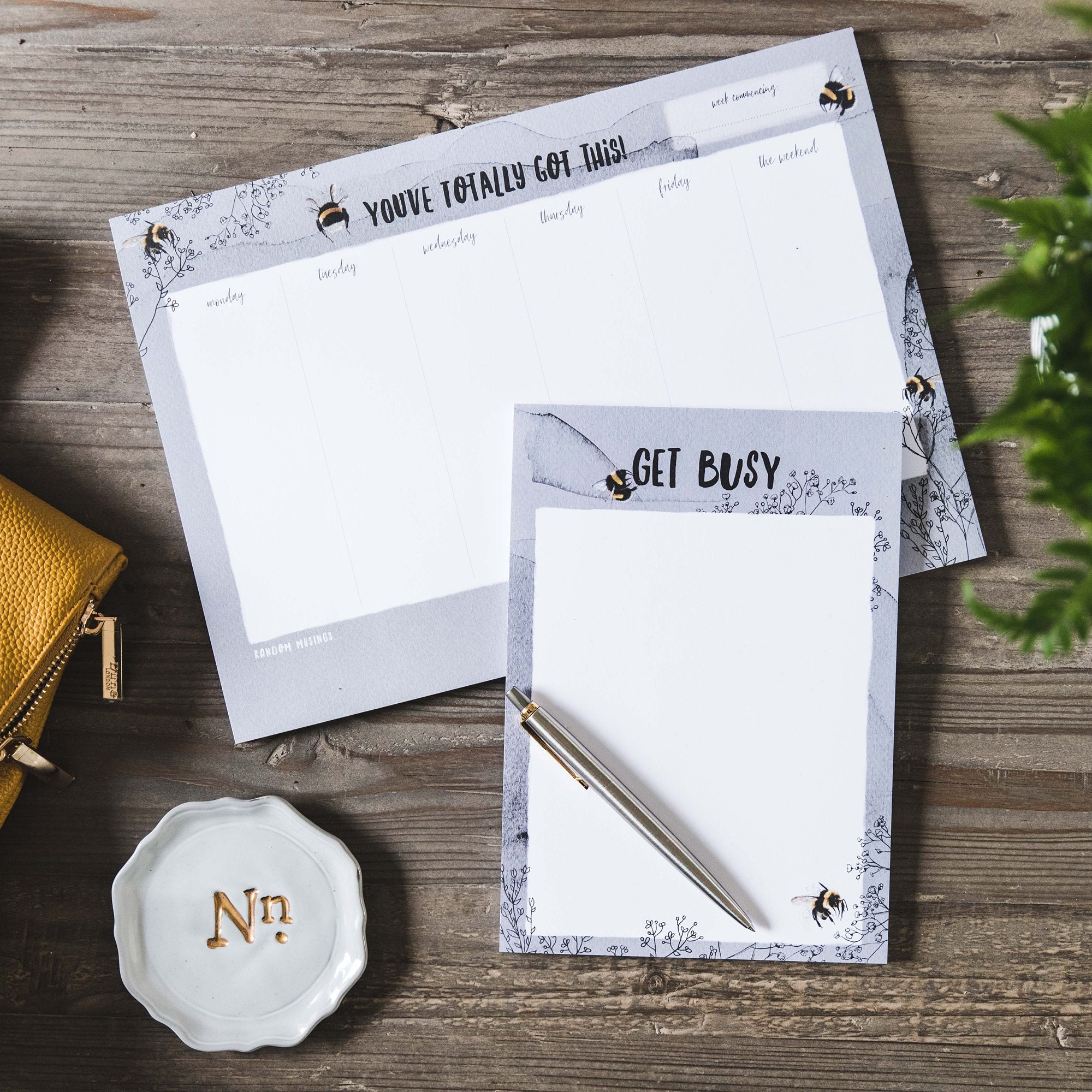 'You've Totally Got This' A4 Bumblebee Desk Pad