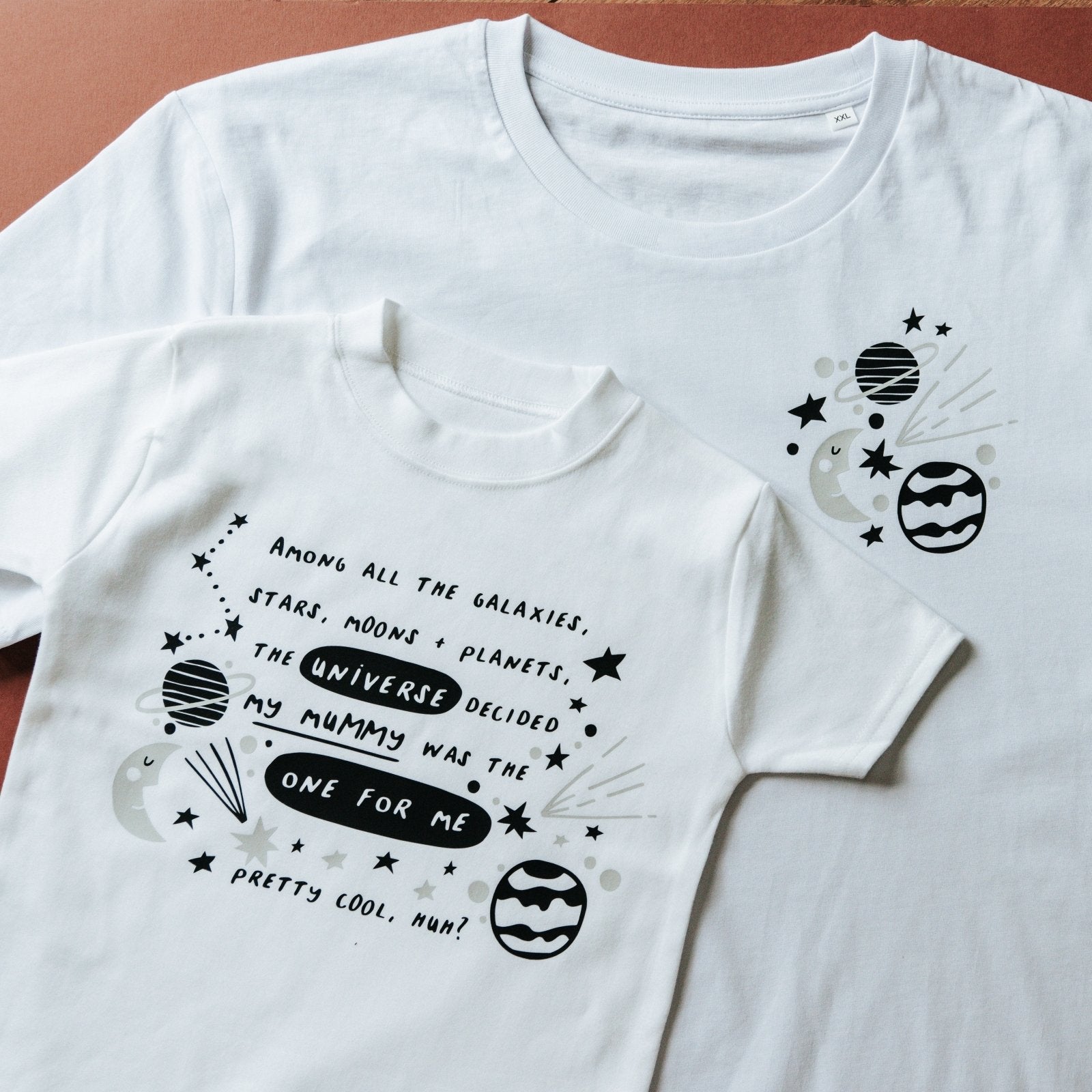 Among All The Galaxies Adult & Child T-Shirt Set - I am Nat Ltd - Adult & Child Matching Sets