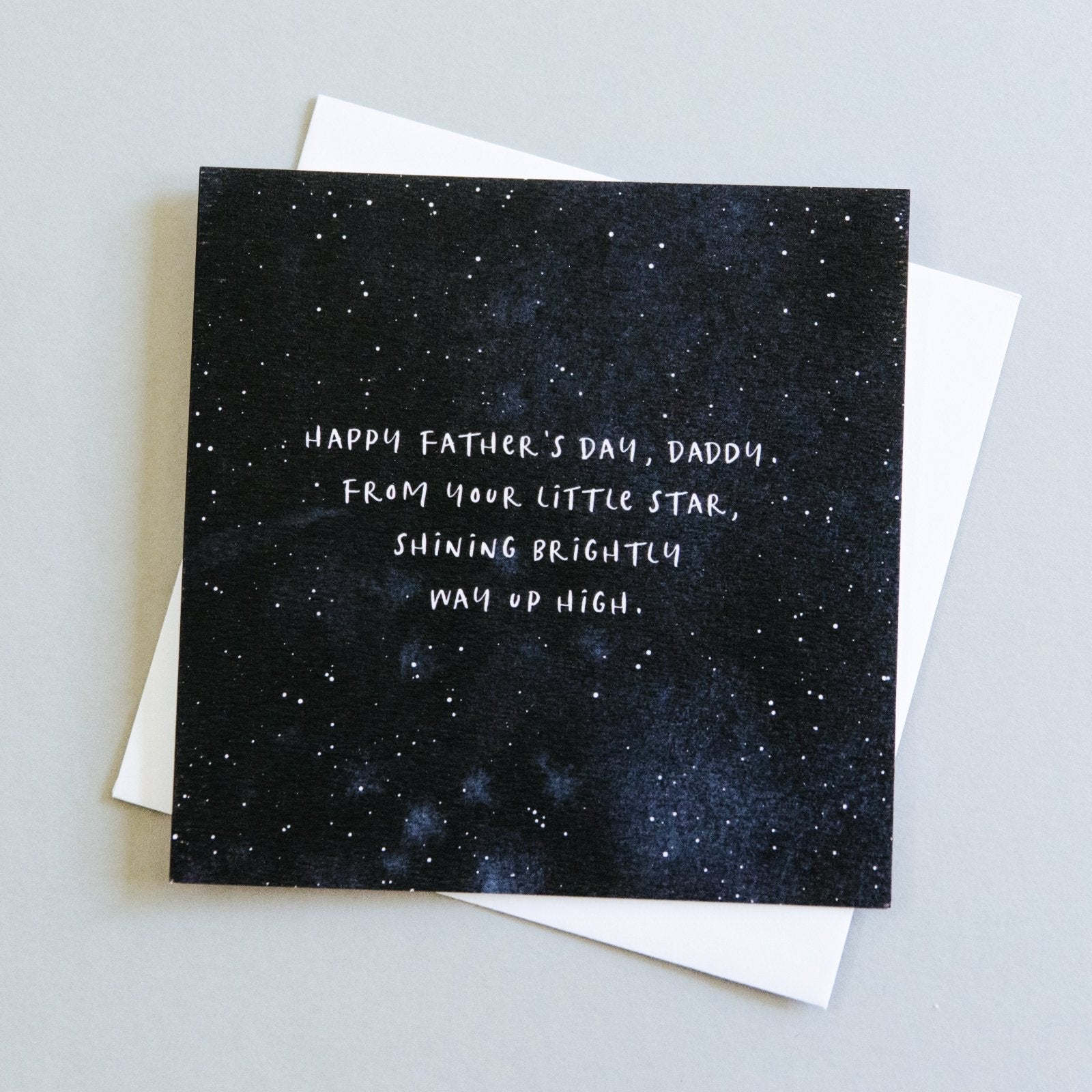 Bereaved Father's Day Card "From Your Little Star" - I am Nat Ltd - Greeting Card