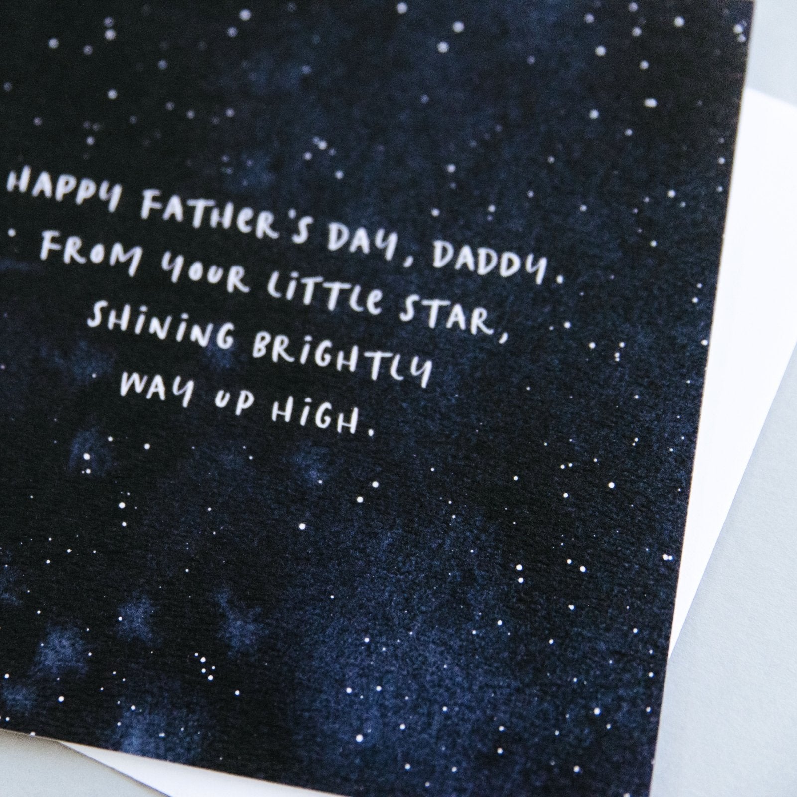 Bereaved Father's Day Card "From Your Little Star" - I am Nat Ltd - Greeting Card