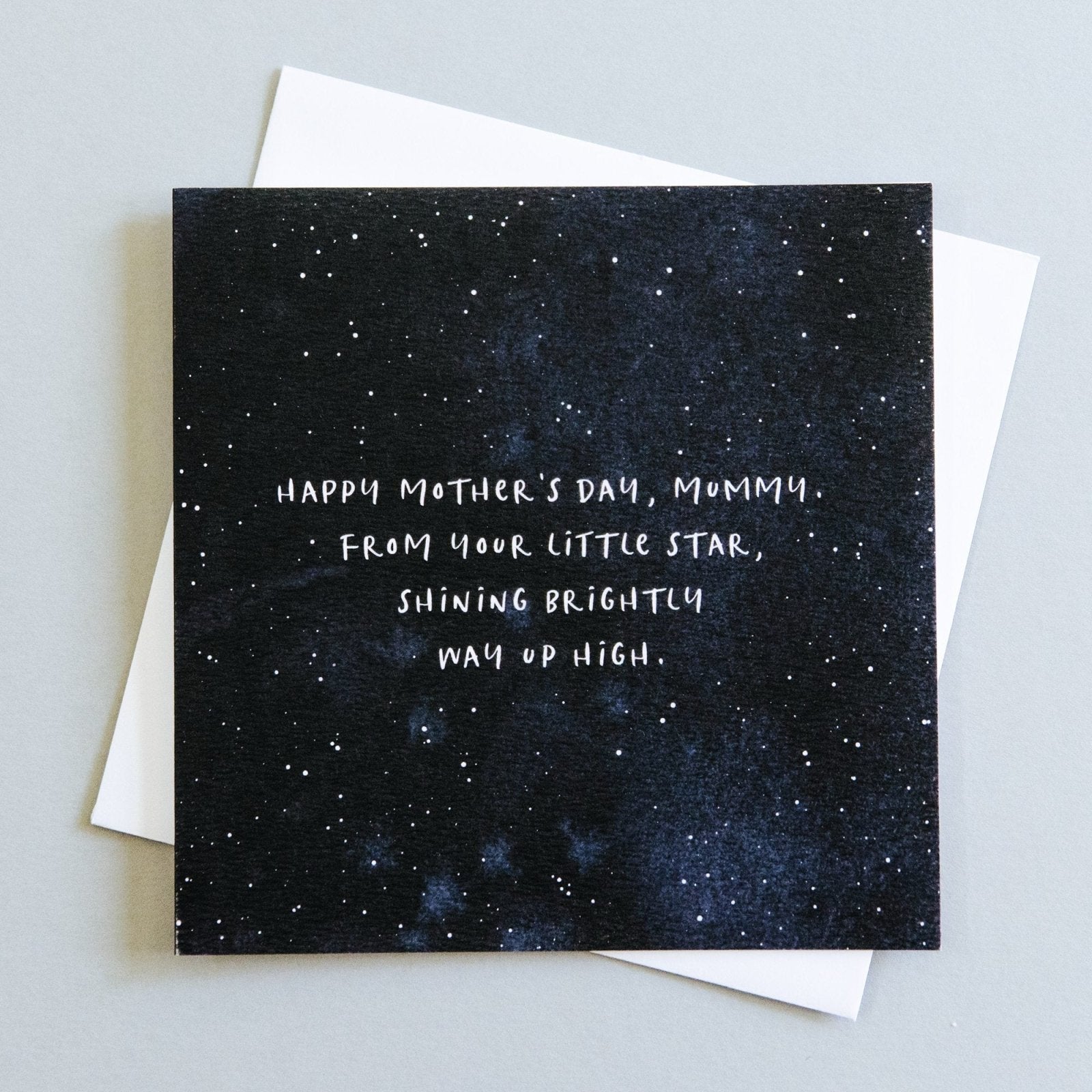 Bereaved Mother's Day Card "From Your Little Star" - I am Nat Ltd - Greeting Card