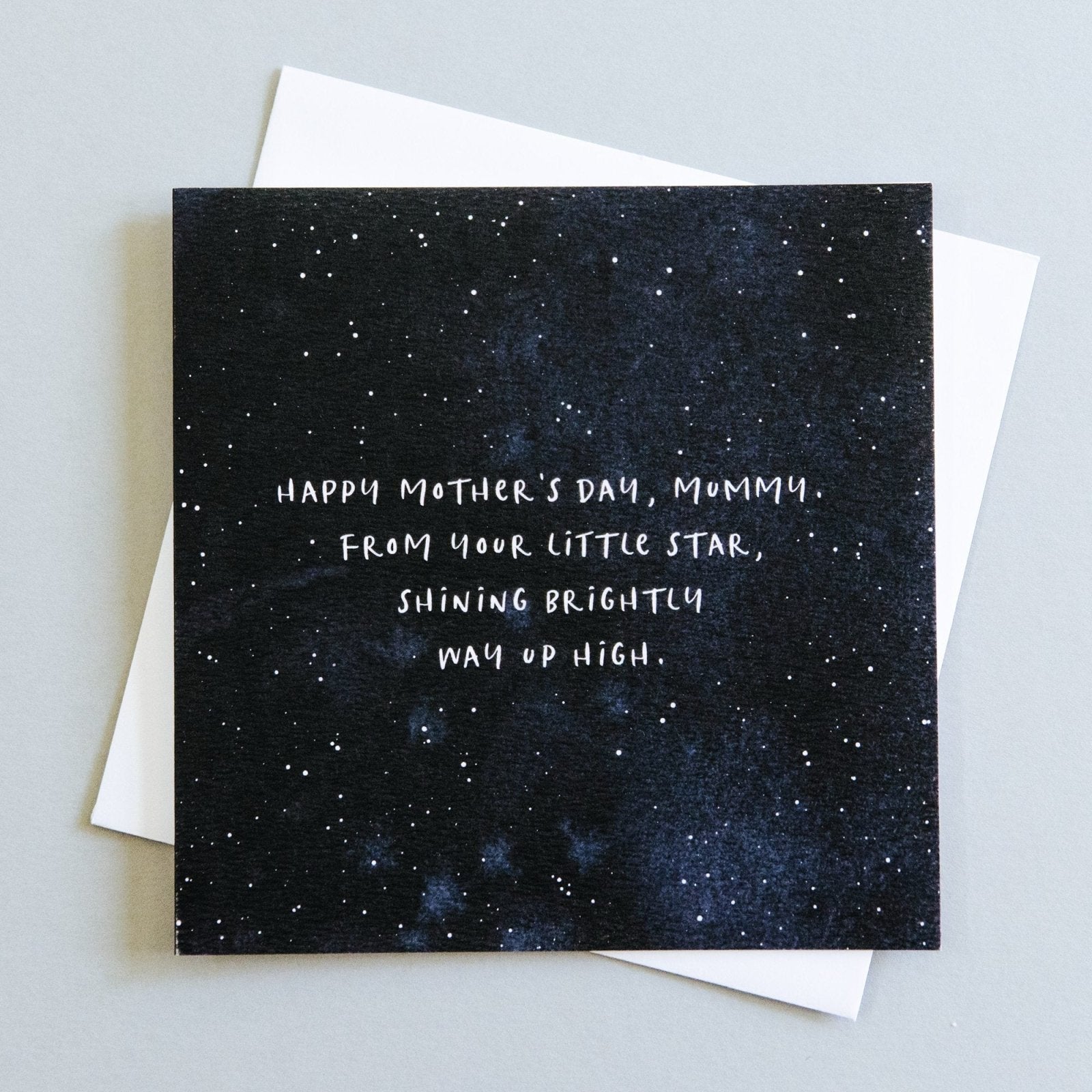 Bereaved Mother&#39;s Day Card &quot;From Your Little Star&quot; - I am Nat Ltd - Greeting Card