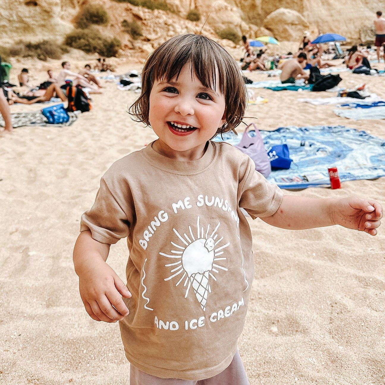 Bring Me Sunshine And Ice Cream Kid's T - Shirt - I am Nat Ltd - Children's T - Shirt