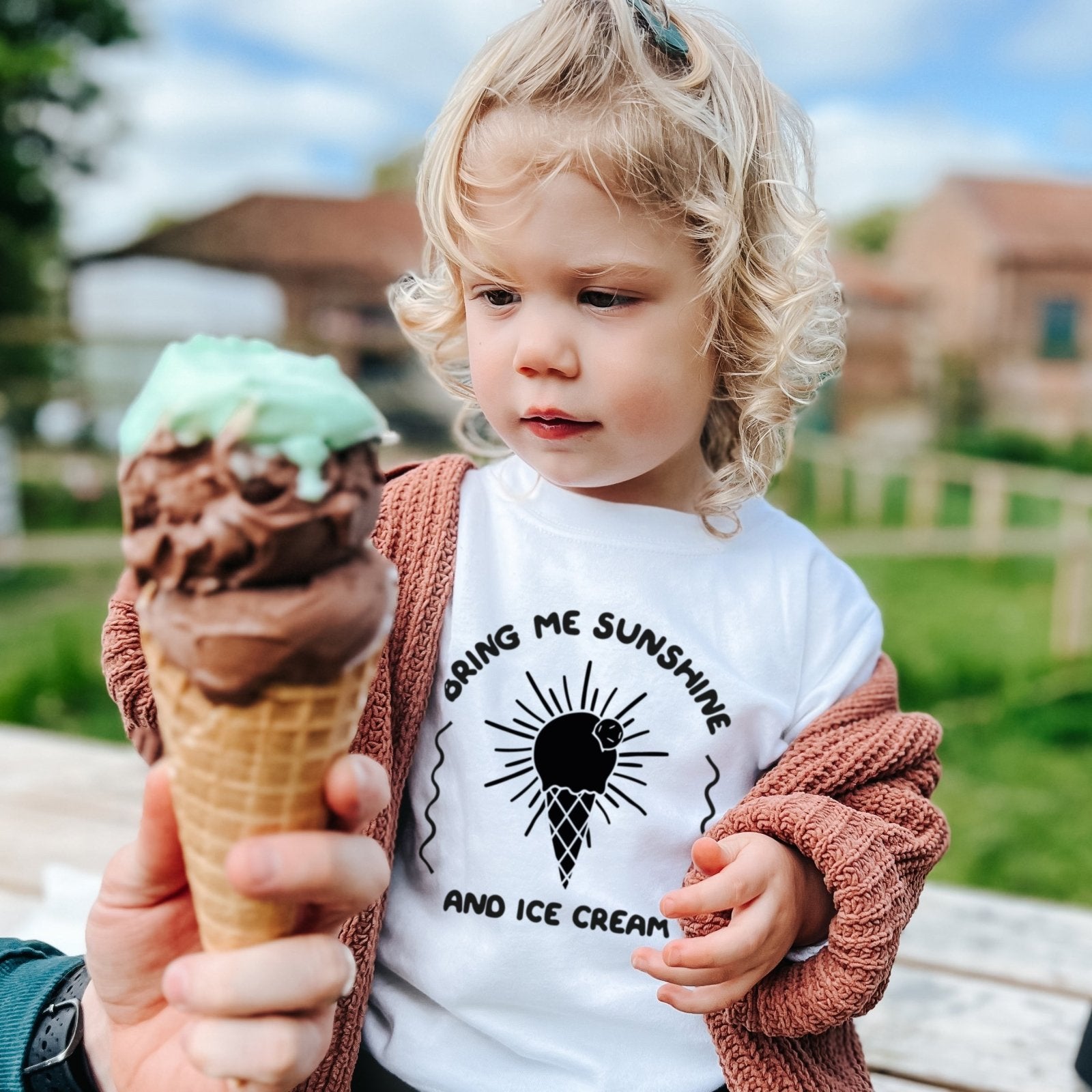 Bring Me Sunshine And Ice Cream Kid's T - Shirt - I am Nat Ltd - Children's T - Shirt