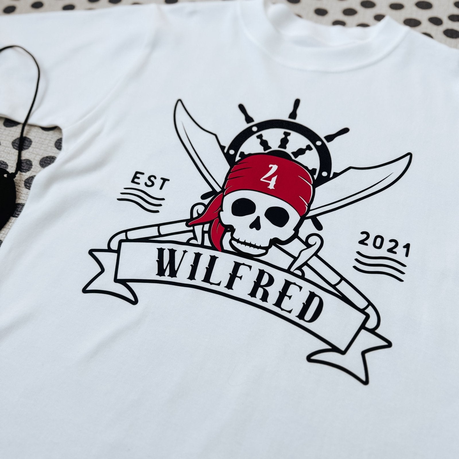 Children's Personalised Pirate Birthday T-Shirt - I am Nat Ltd - Children's T-Shirt