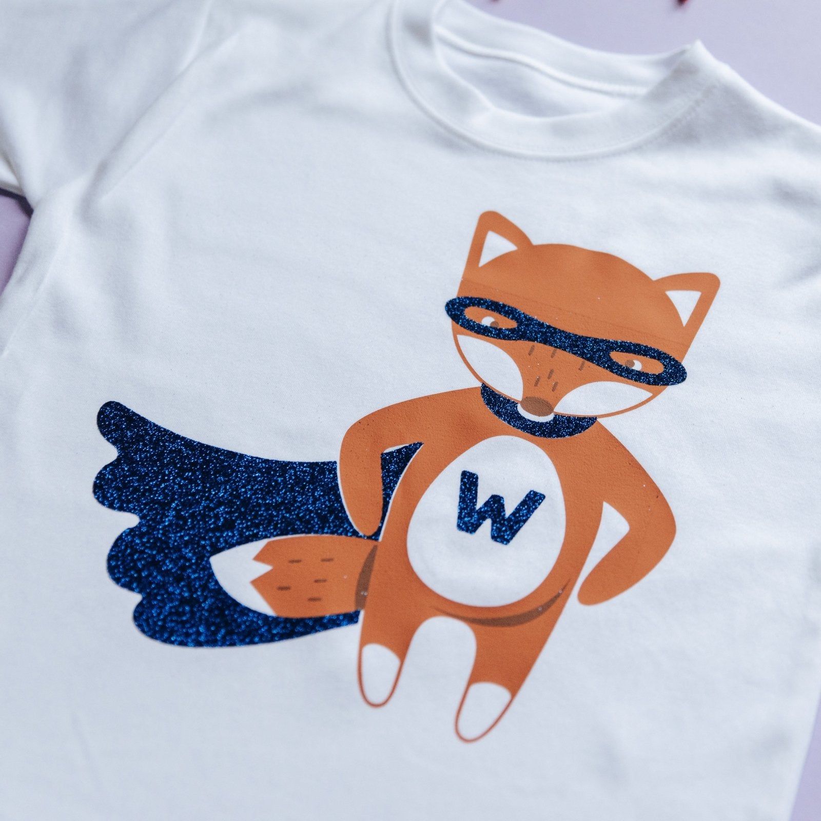 Children's Personalised Superhero Fox T-Shirt - I am Nat Ltd - Children's T-Shirt