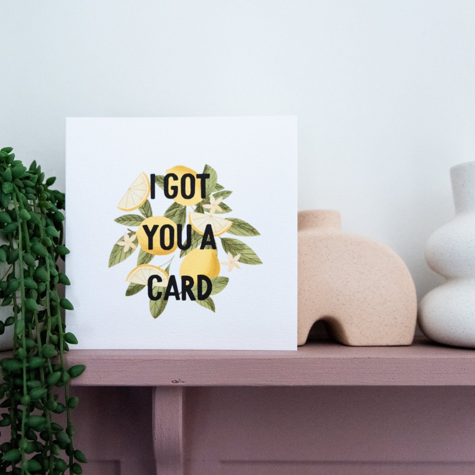 I Got You A Card - All Occasions Card - I am Nat Ltd - Greeting Card