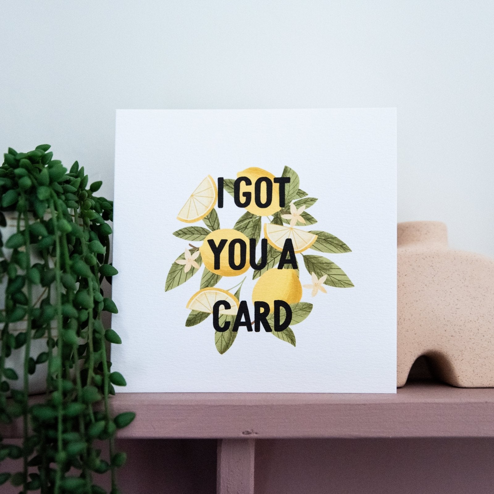I Got You A Card - All Occasions Card - I am Nat Ltd - Greeting Card