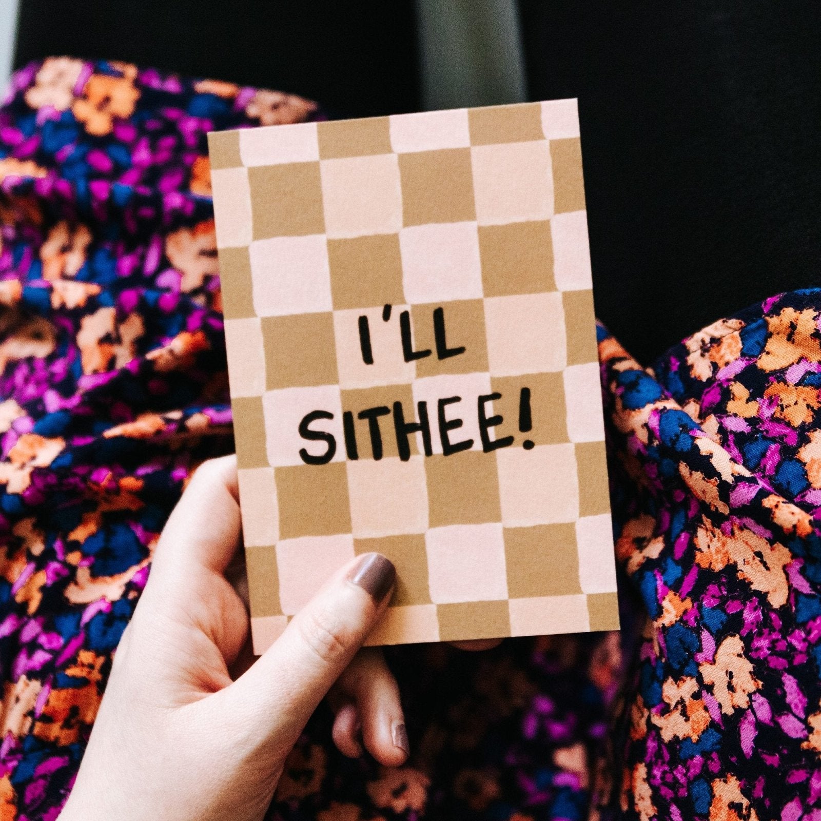 I&#39;ll Sithee! Yorkshire Dialect Funny Leaving Card - I am Nat Ltd - Greeting Card
