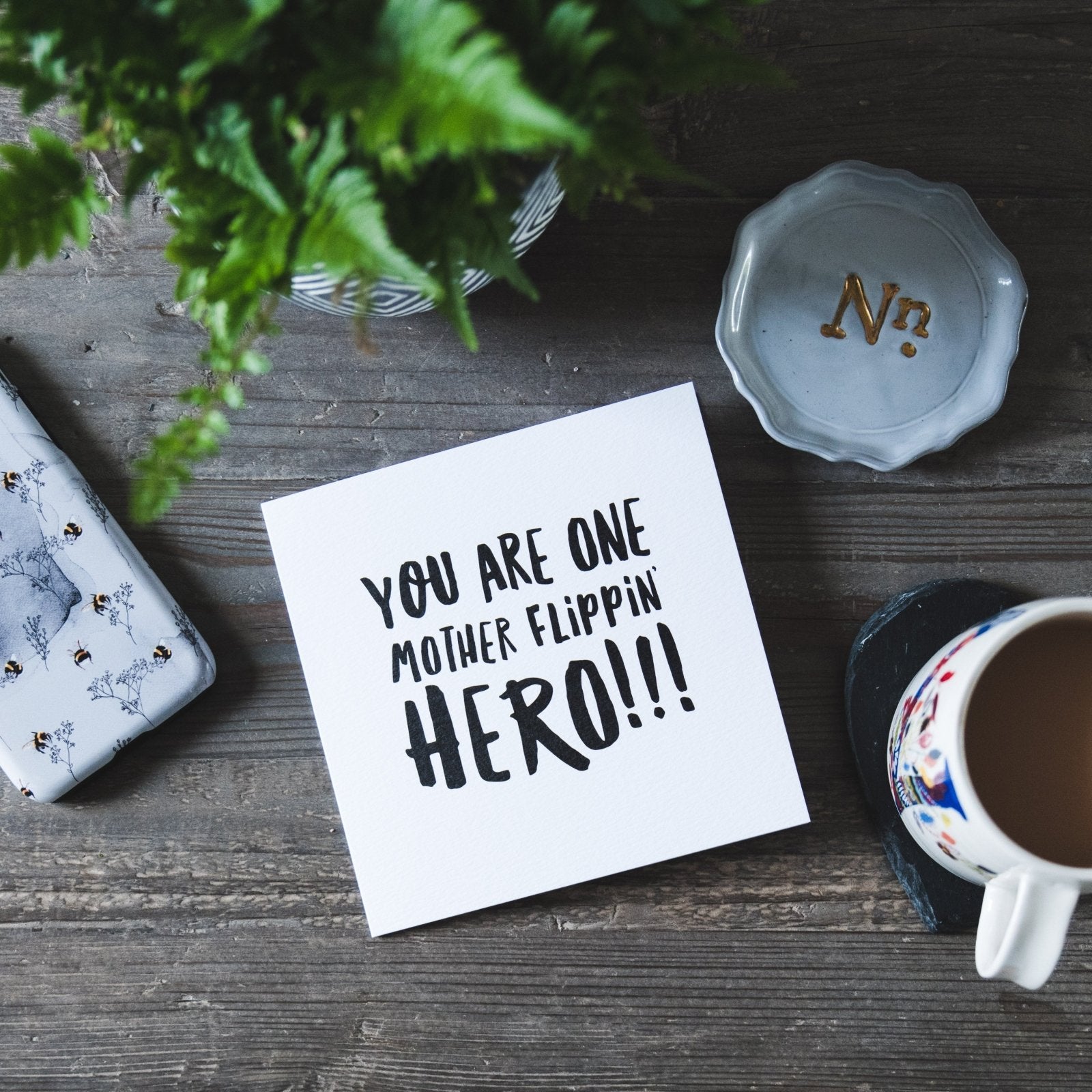 Mother Flippin' Hero Appreciation Card - I am Nat Ltd - Greeting Card