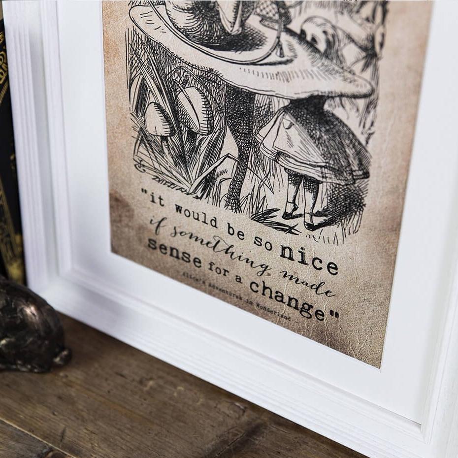 Alice in Wonderland ‘It Would Be So Nice’ Print - I am Nat Ltd - Print