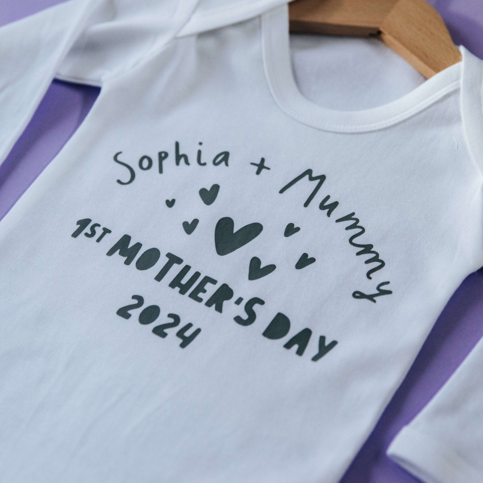 Baby + Mummy/Daddy Personalised Special Occasion Babygrow - I am Nat Ltd - Babygrow