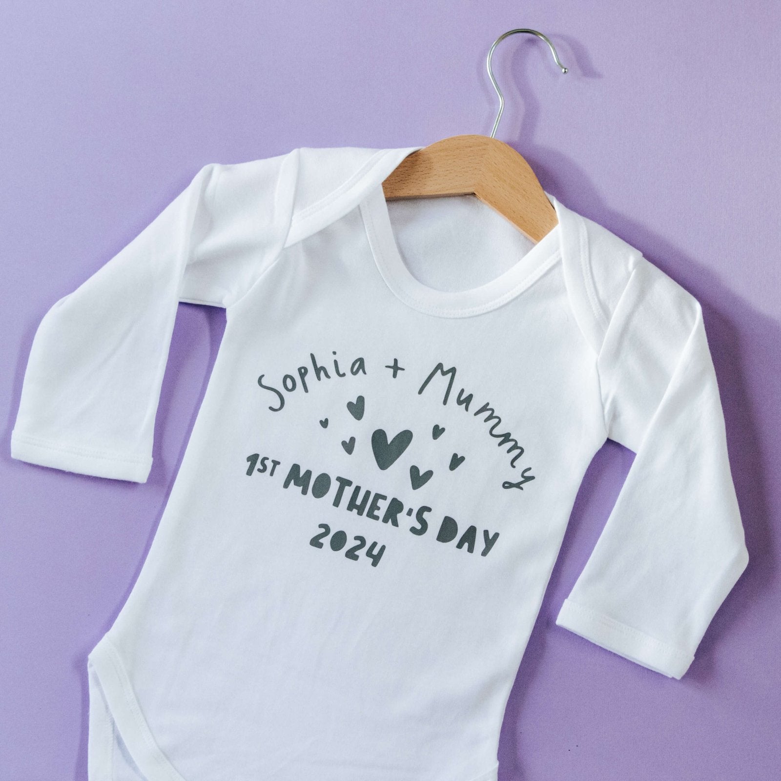 Baby + Mummy/Daddy Personalised Special Occasion Babygrow - I am Nat Ltd - Babygrow