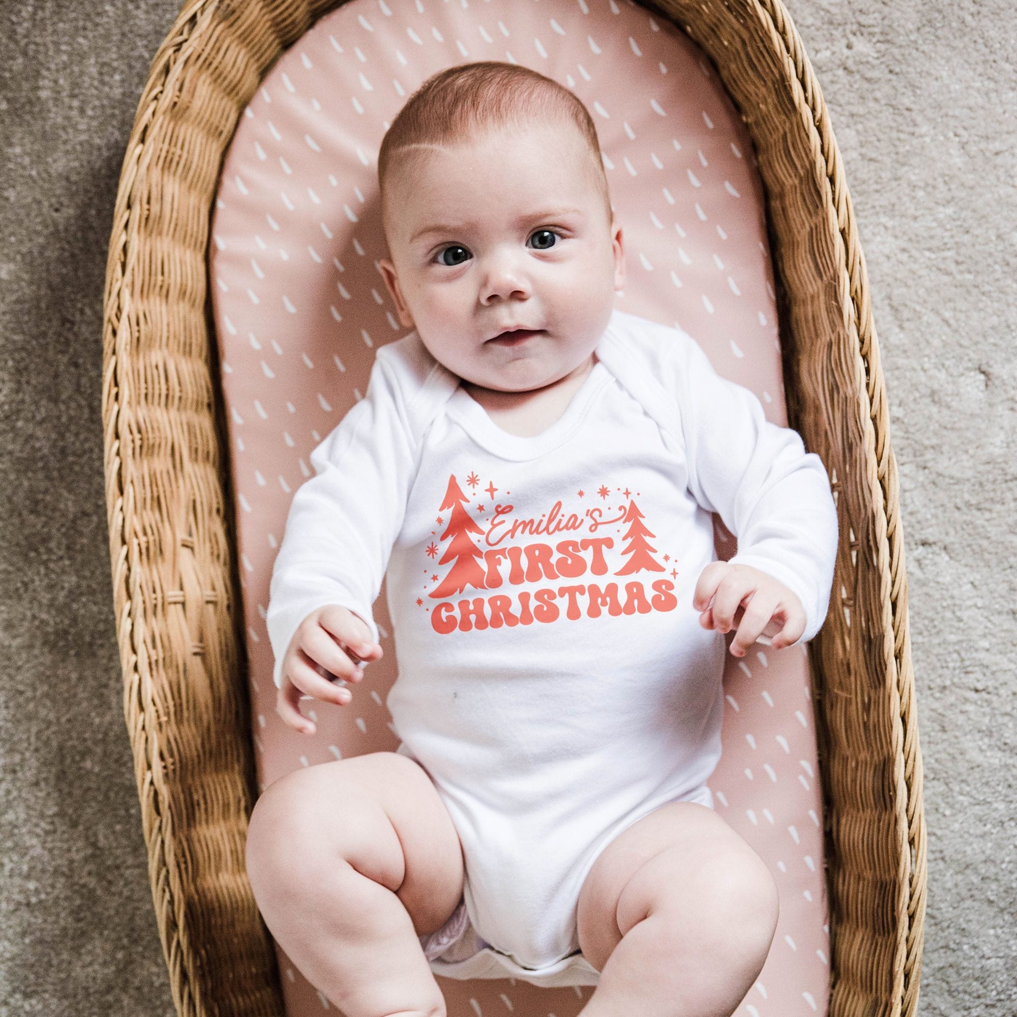 Baby's First Christmas Babygrow - I am Nat Ltd - Baby Grow