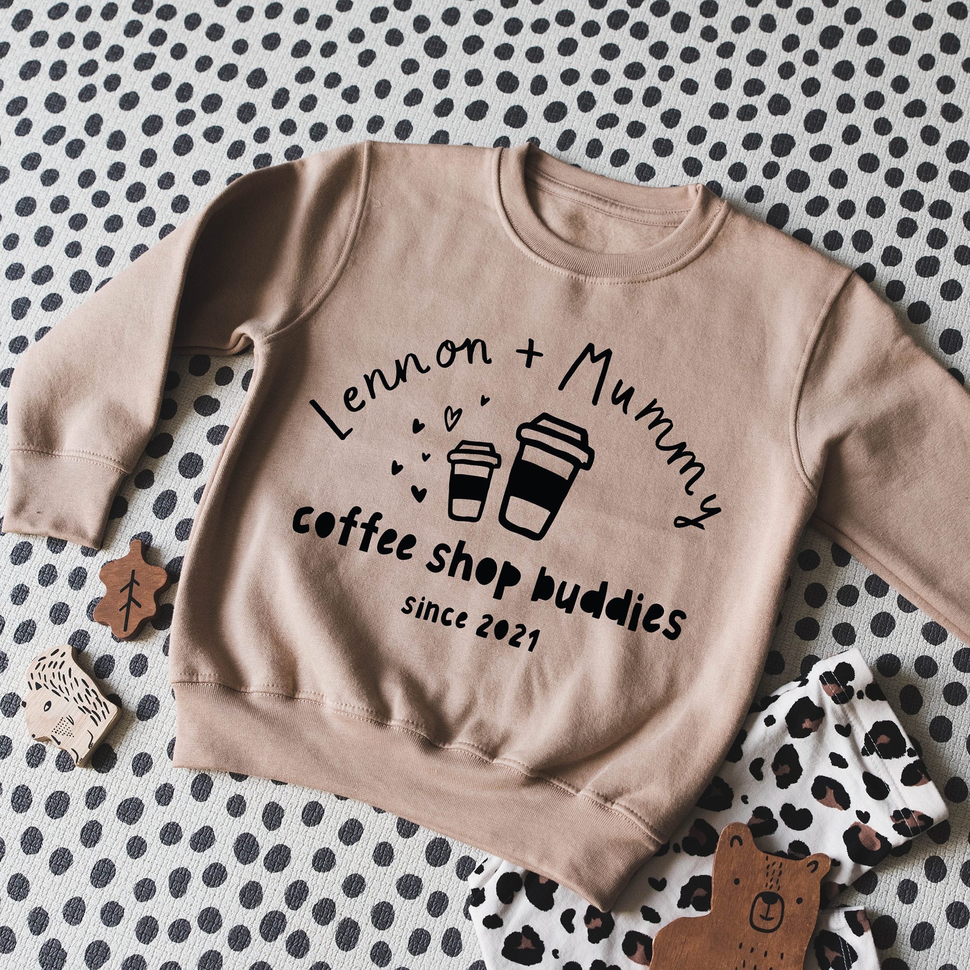 Coffee Buddies Children's Jumper - I am Nat Ltd - Children's Jumper