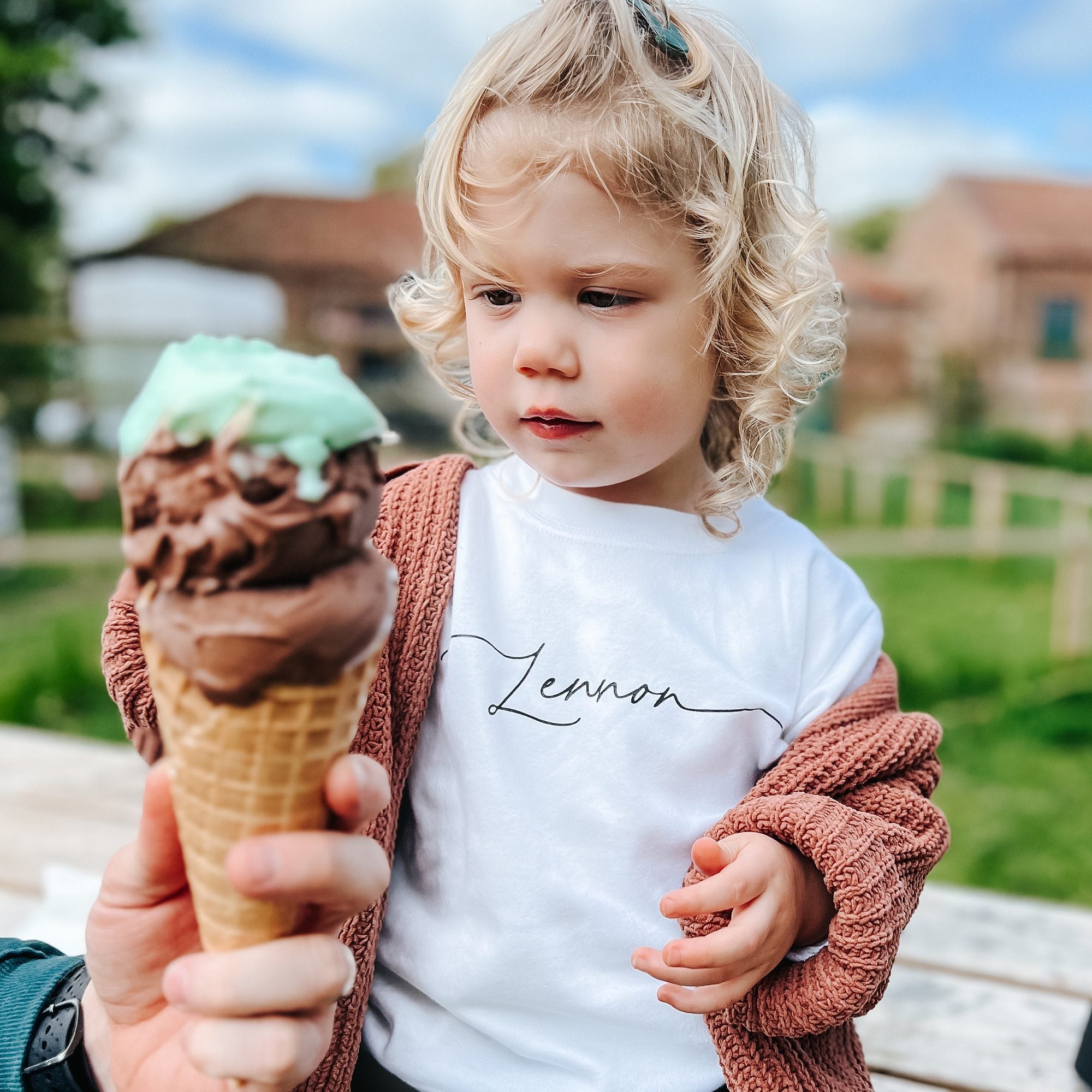 Delicate Script Name Children's T-Shirt - I am Nat Ltd - Children's T-Shirt