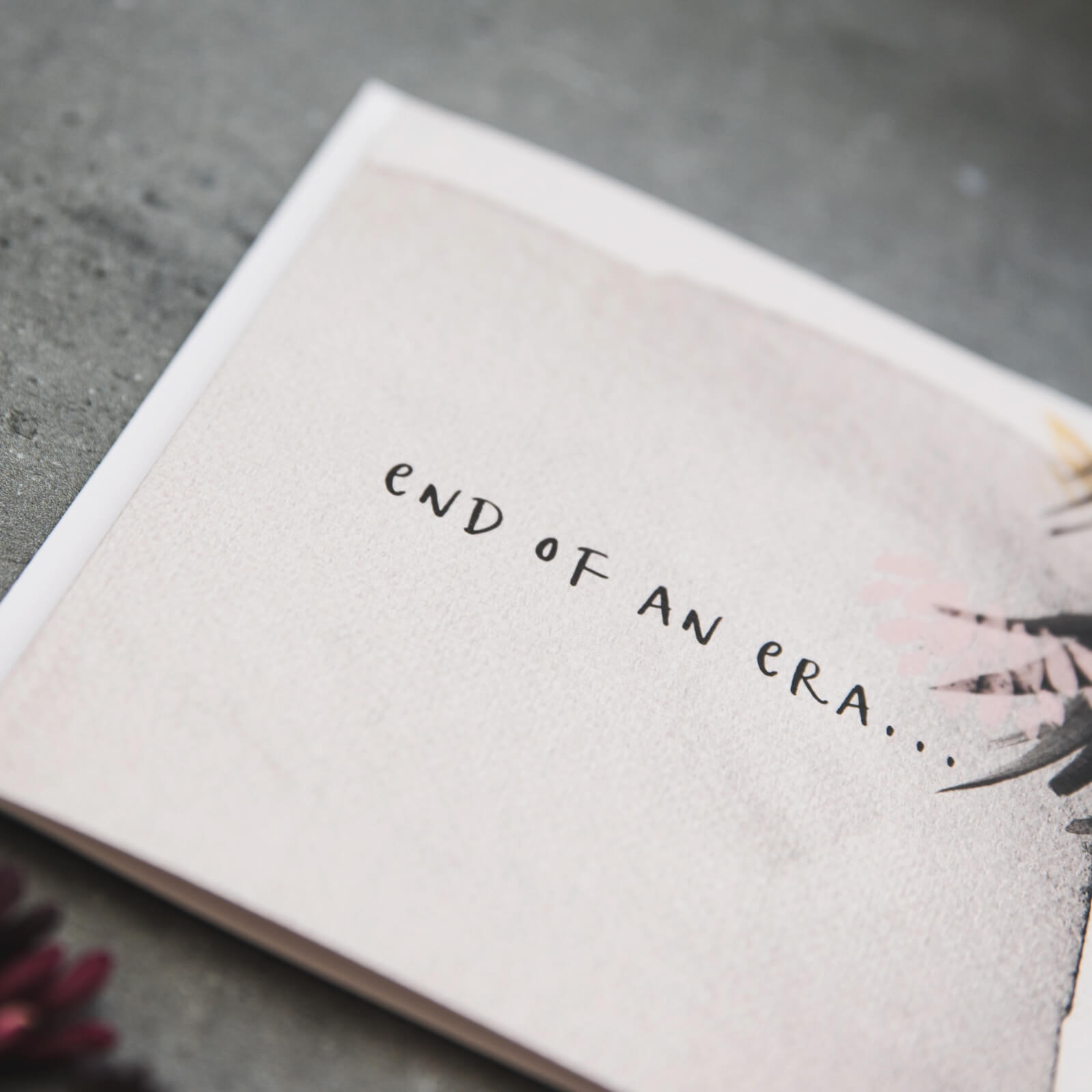 &#39;End Of An Era&#39; Leaving Card - I am Nat Ltd - Greeting Card