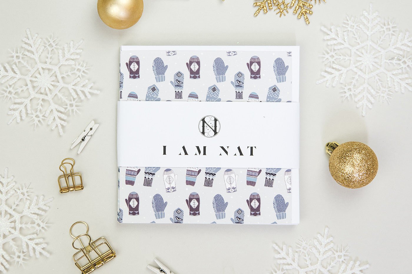 Funny Christmas Card Pack - I am Nat Ltd - Greeting Card