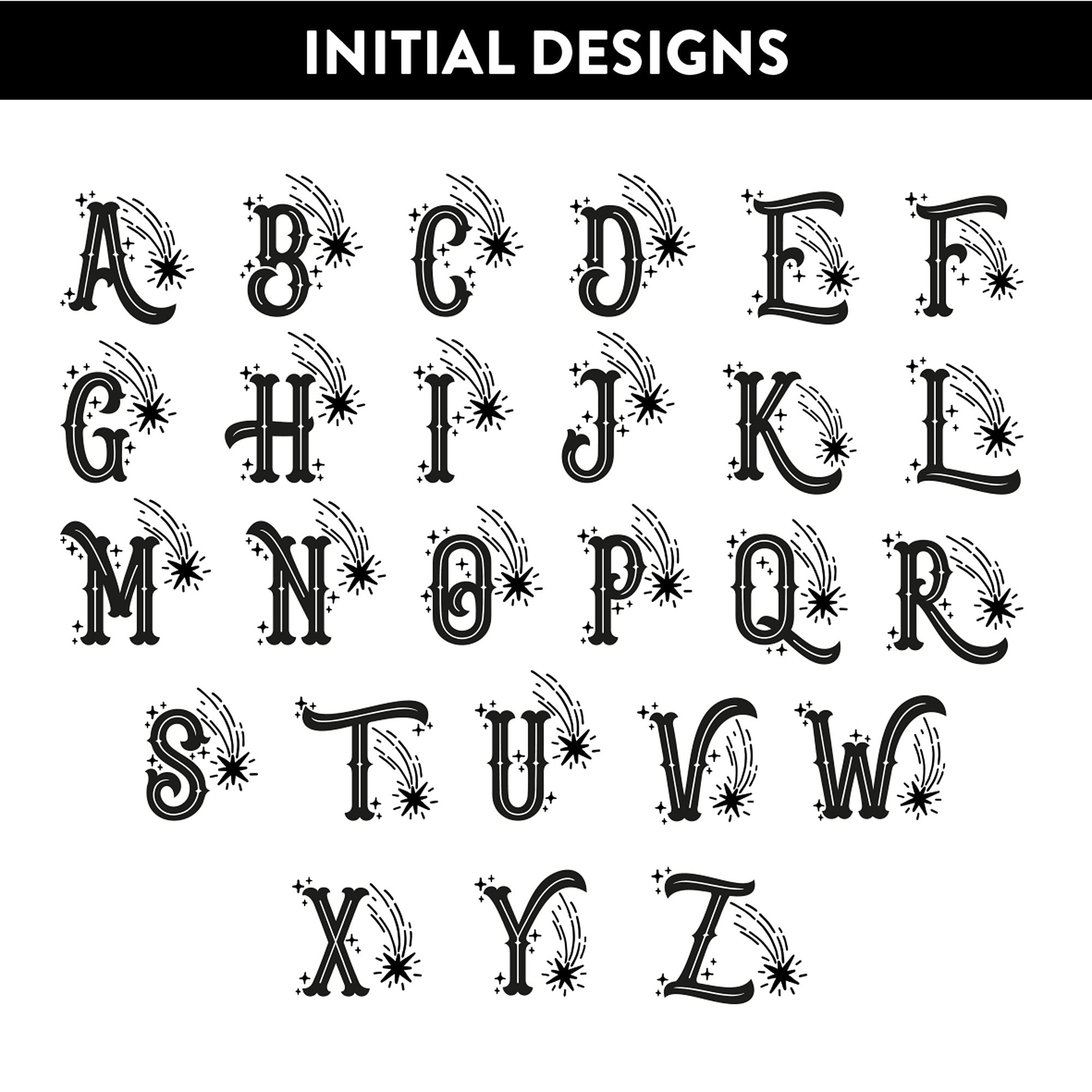 Glitter Stars & Initial Children's Christmas Jumper - I am Nat Ltd - Children's Jumper