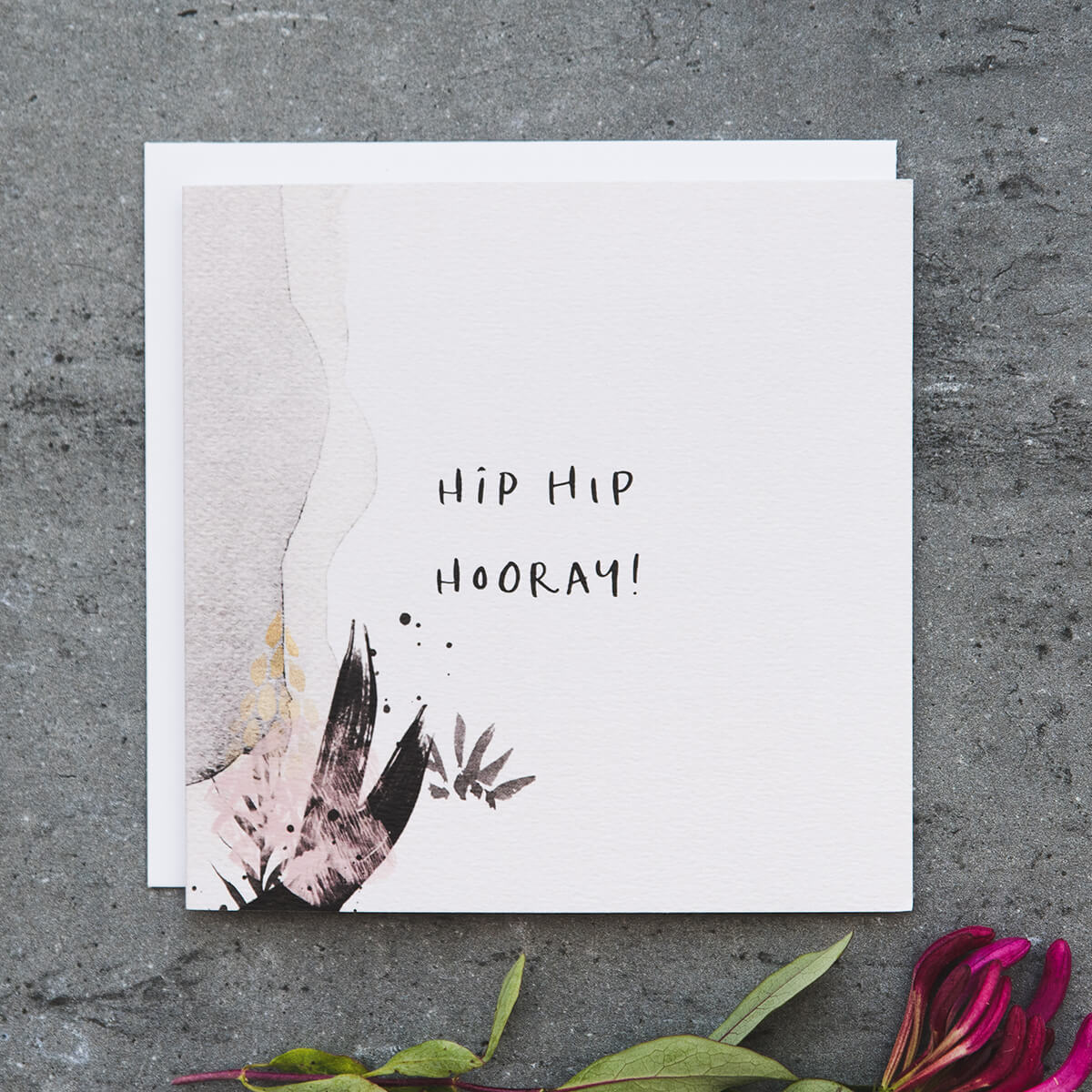 'Hip Hip Hooray!' Congratulations Card - I am Nat Ltd - Greeting Card