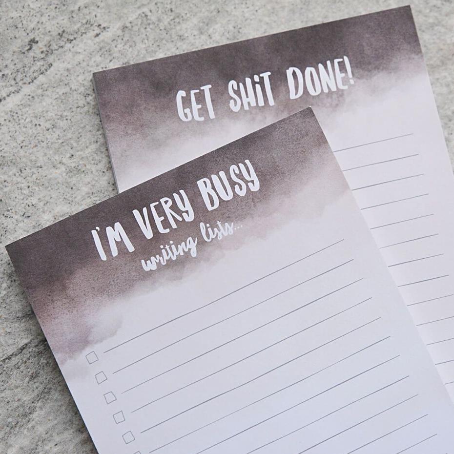 'I'm Very Busy' A5 To Do List Notepad - I am Nat Ltd - Notepad
