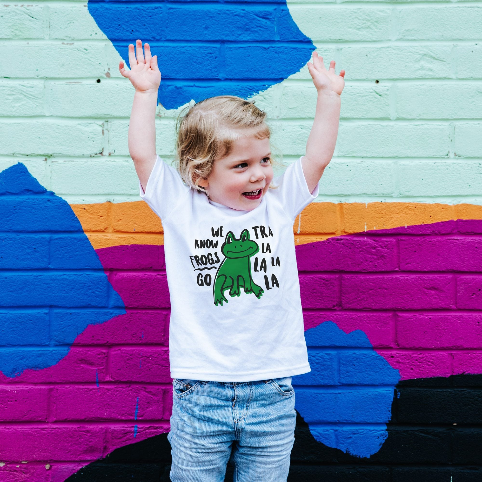 Little Green Frog Children's T-Shirt - I am Nat Ltd - Children's T-Shirt