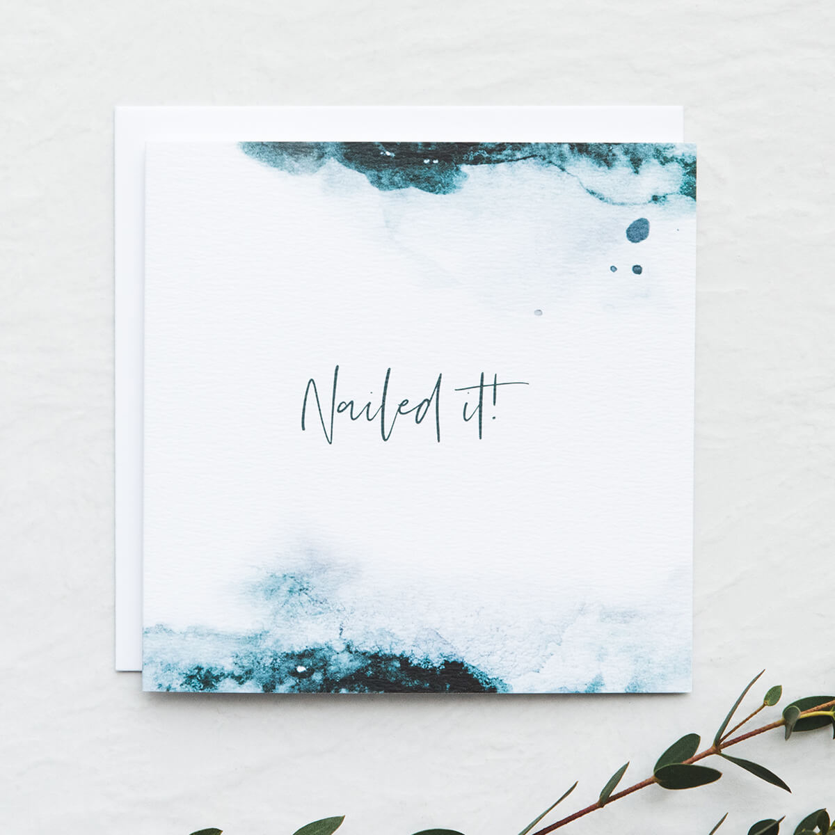 'Nailed it!' Congratulations Card - I am Nat Ltd - Greeting Card