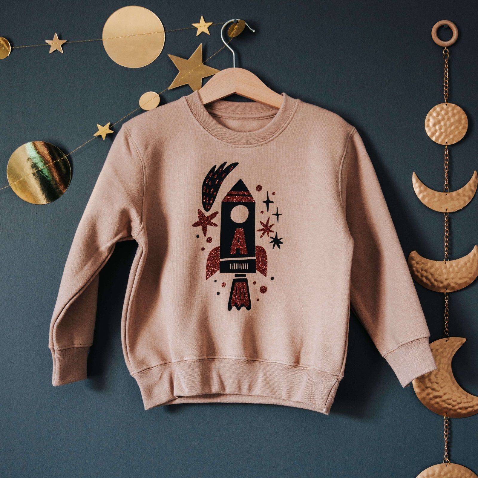 Space Rocket Children's Birthday Jumper - I am Nat Ltd - Children's Jumper