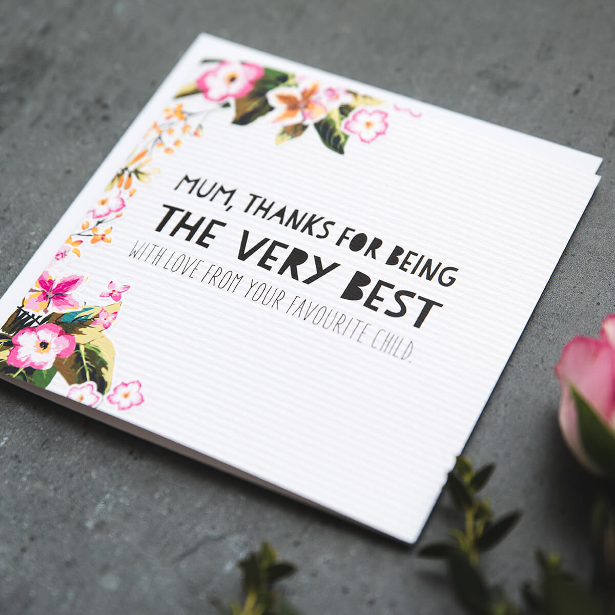 'The Very Best' Funny Card for Mum - I am Nat Ltd - Greeting Card