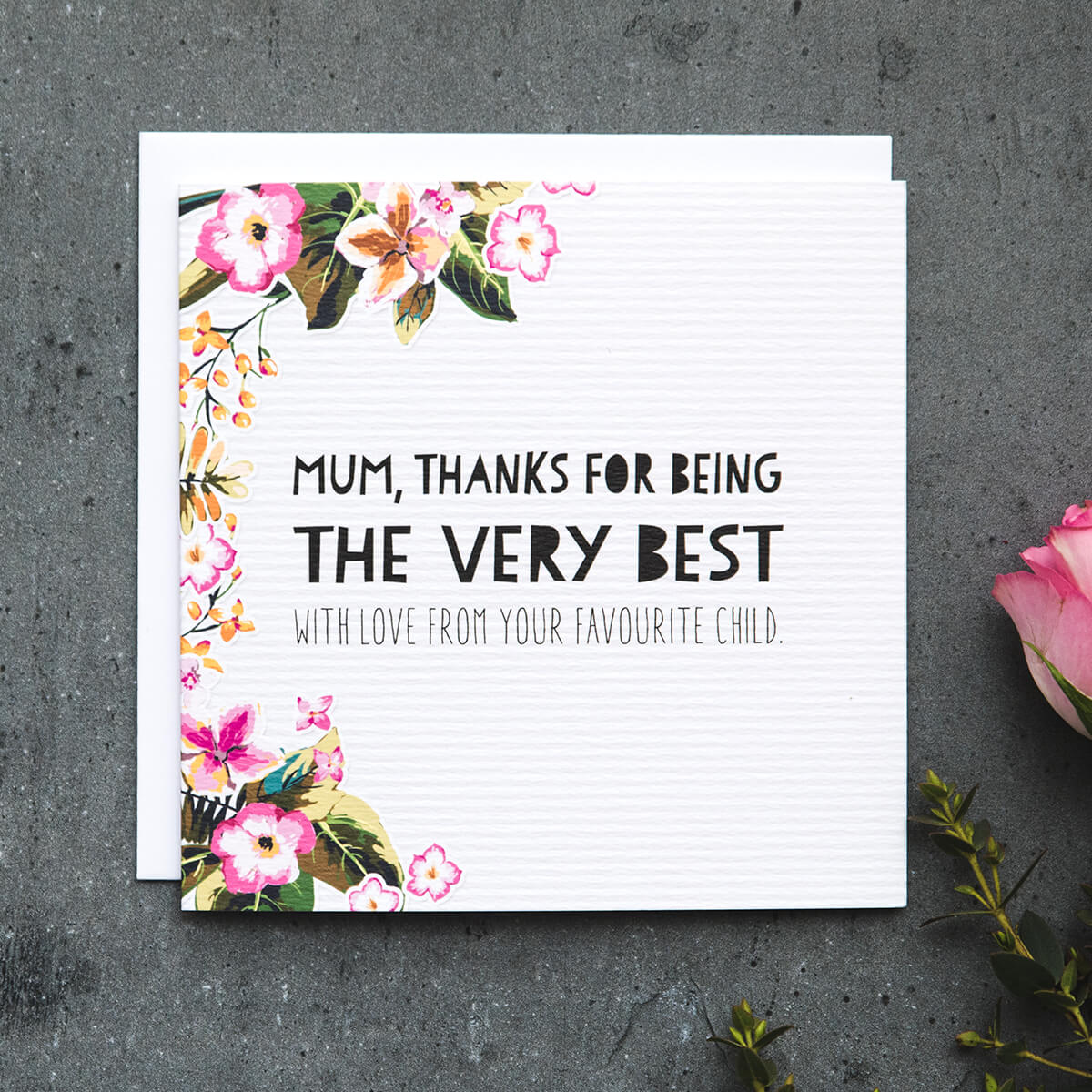 'The Very Best' Funny Card for Mum - I am Nat Ltd - Greeting Card