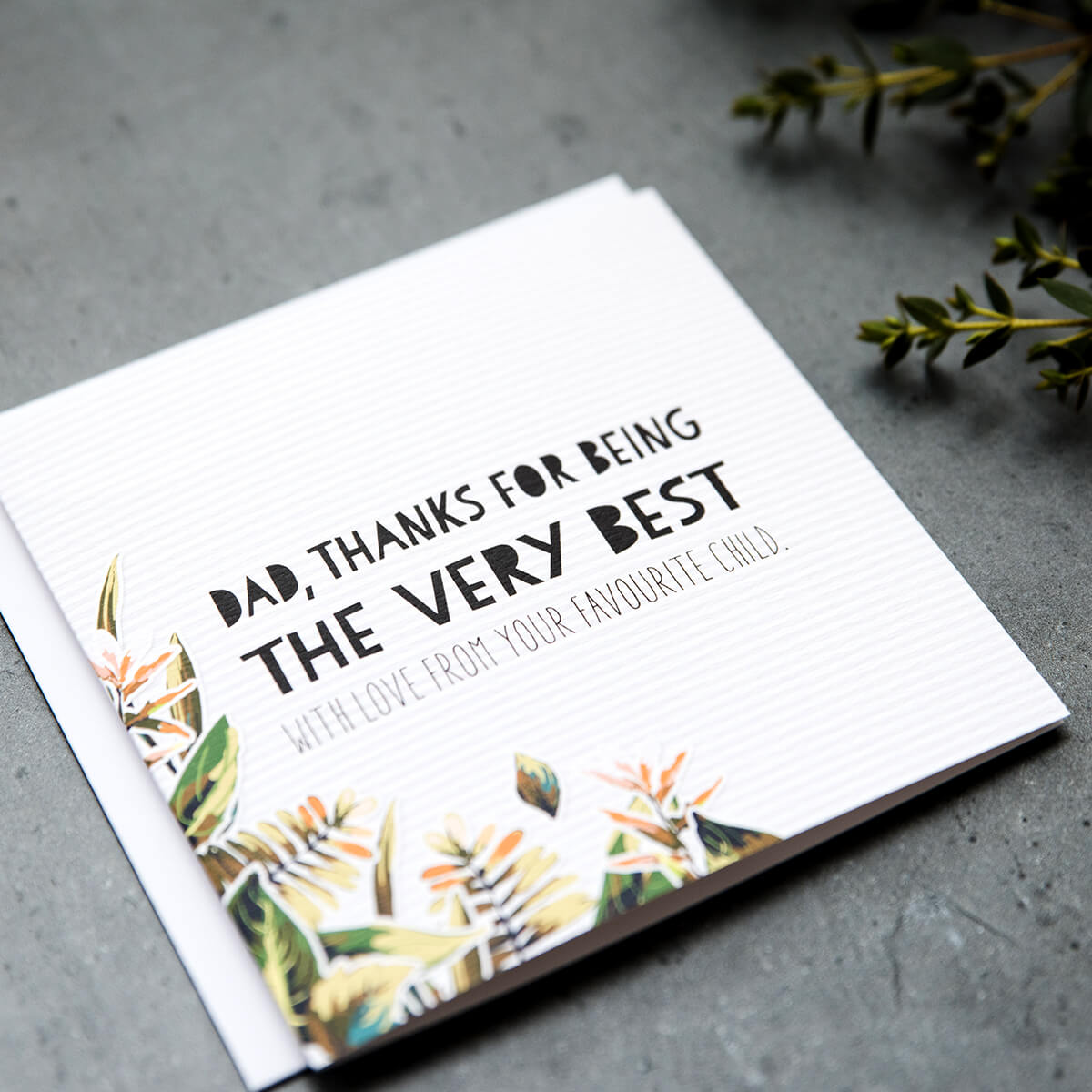 'The Very Best' Funny Father's Day Card - I am Nat Ltd - Greeting Card