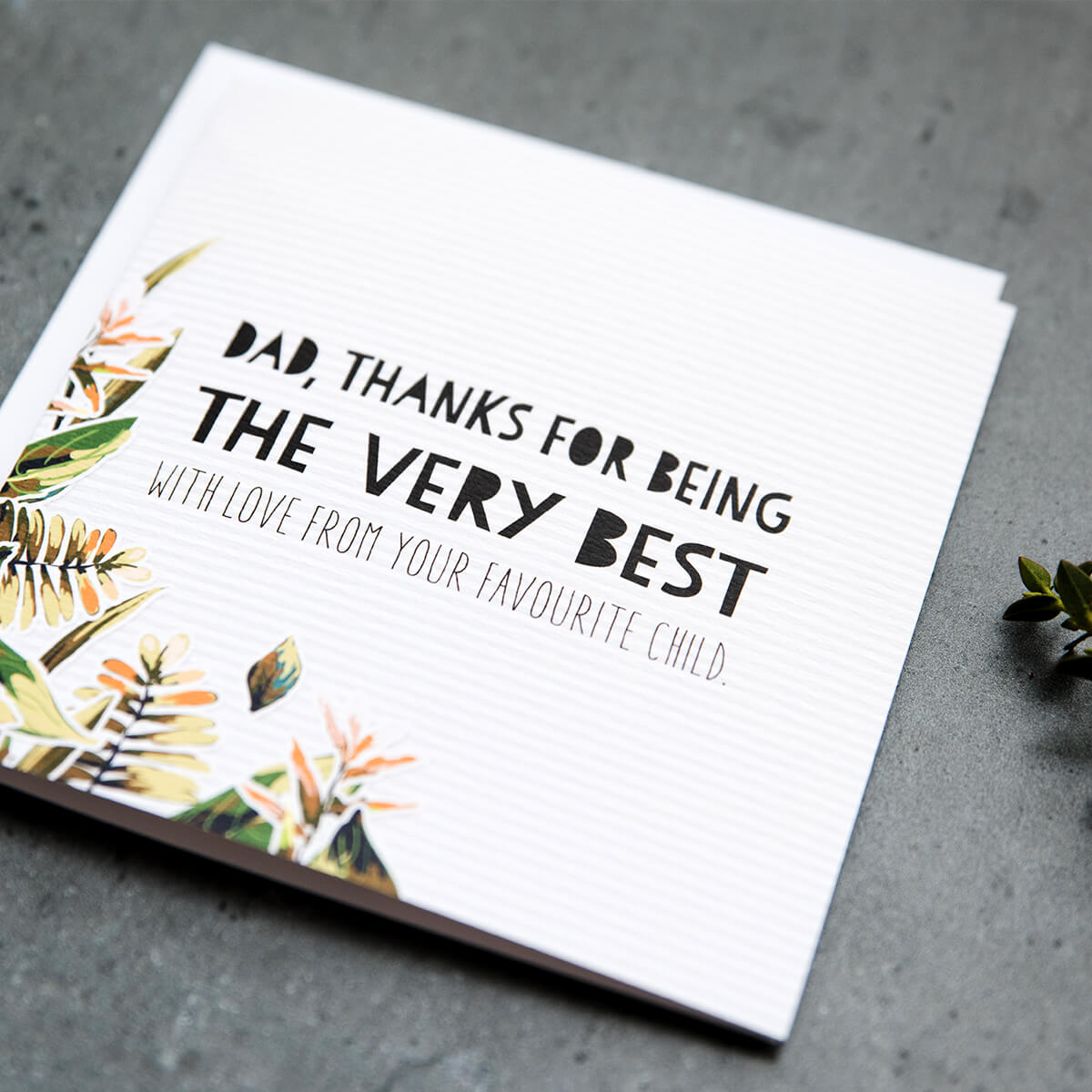 'The Very Best' Funny Father's Day Card - I am Nat Ltd - Greeting Card