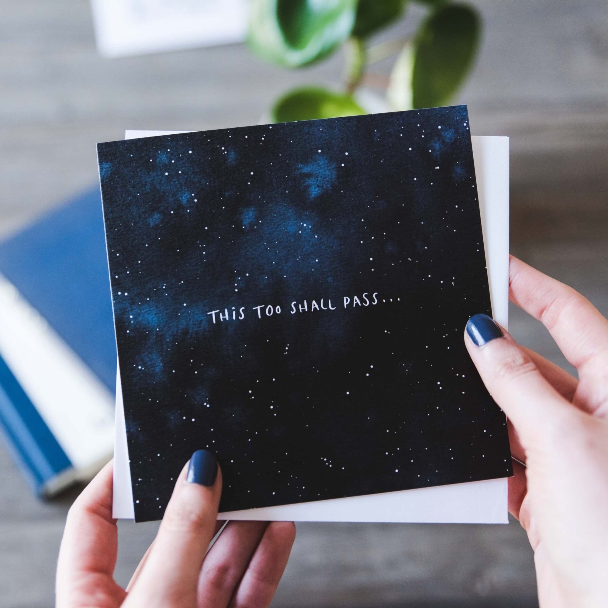 &#39;This Too Shall Pass&#39; Thinking of You Card - I am Nat Ltd - Greeting Card