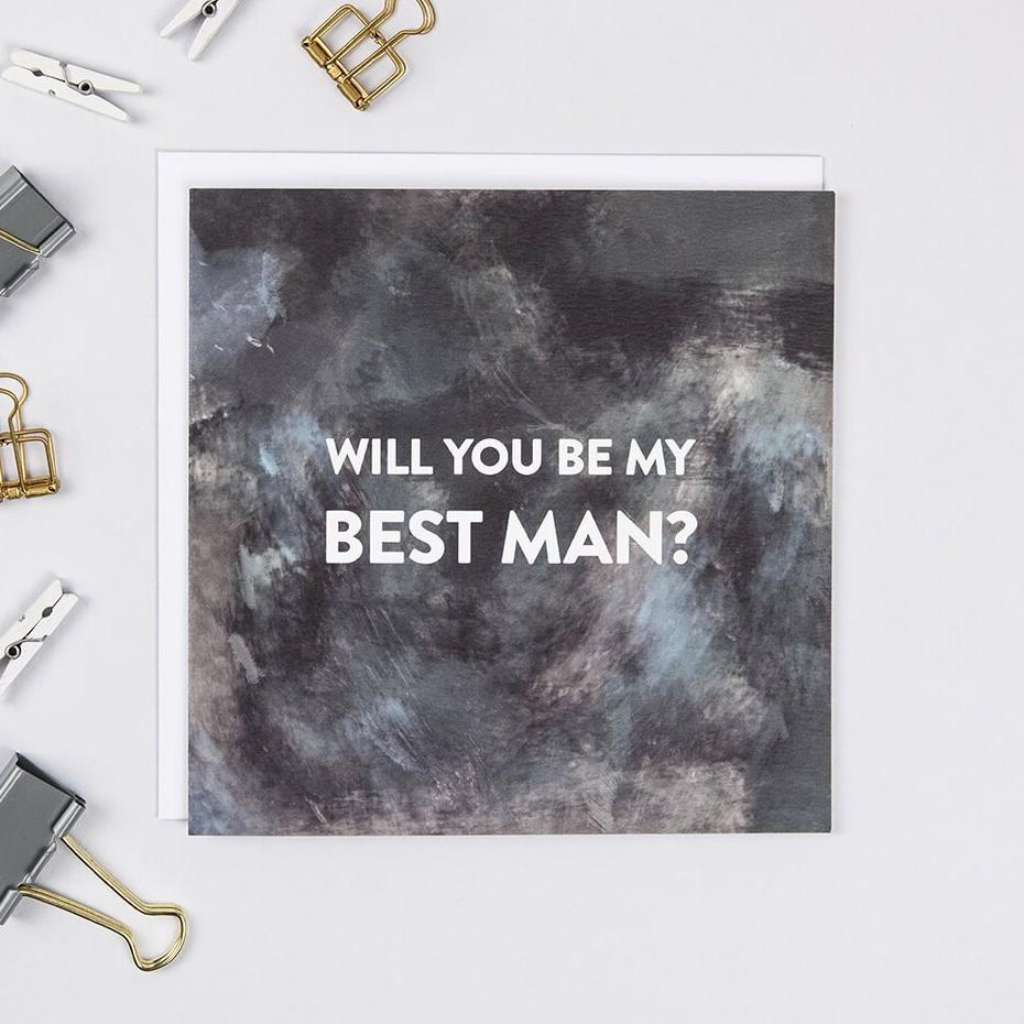 ‘Will You Be My Best Man?' Proposal Card - I am Nat Ltd - Greeting Card