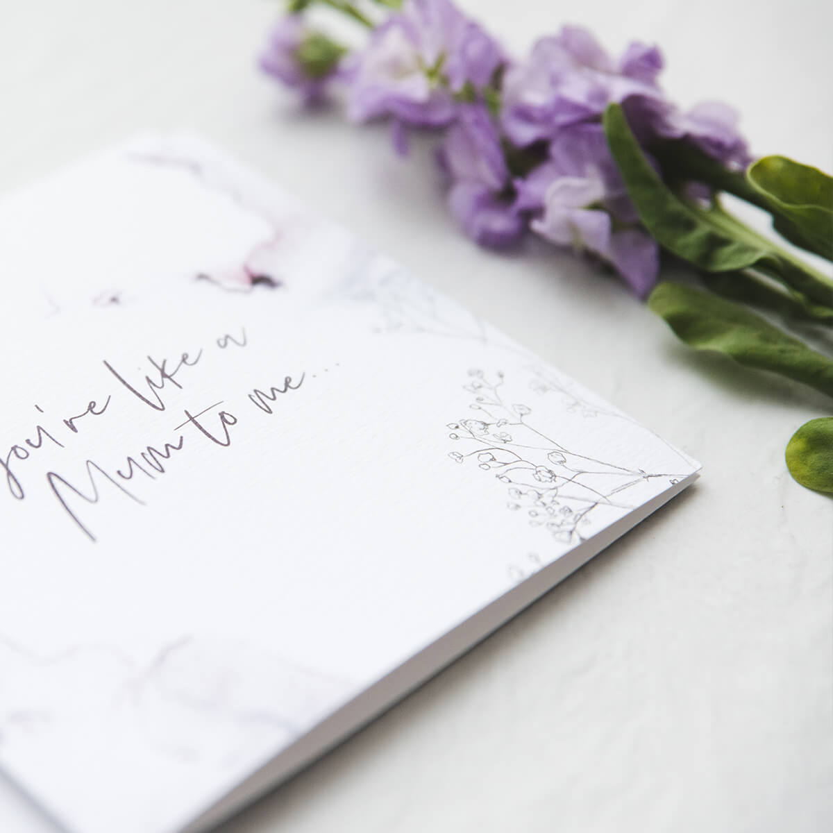 'You're Like A Mum To Me' Mum Card - I am Nat Ltd - Greeting Card