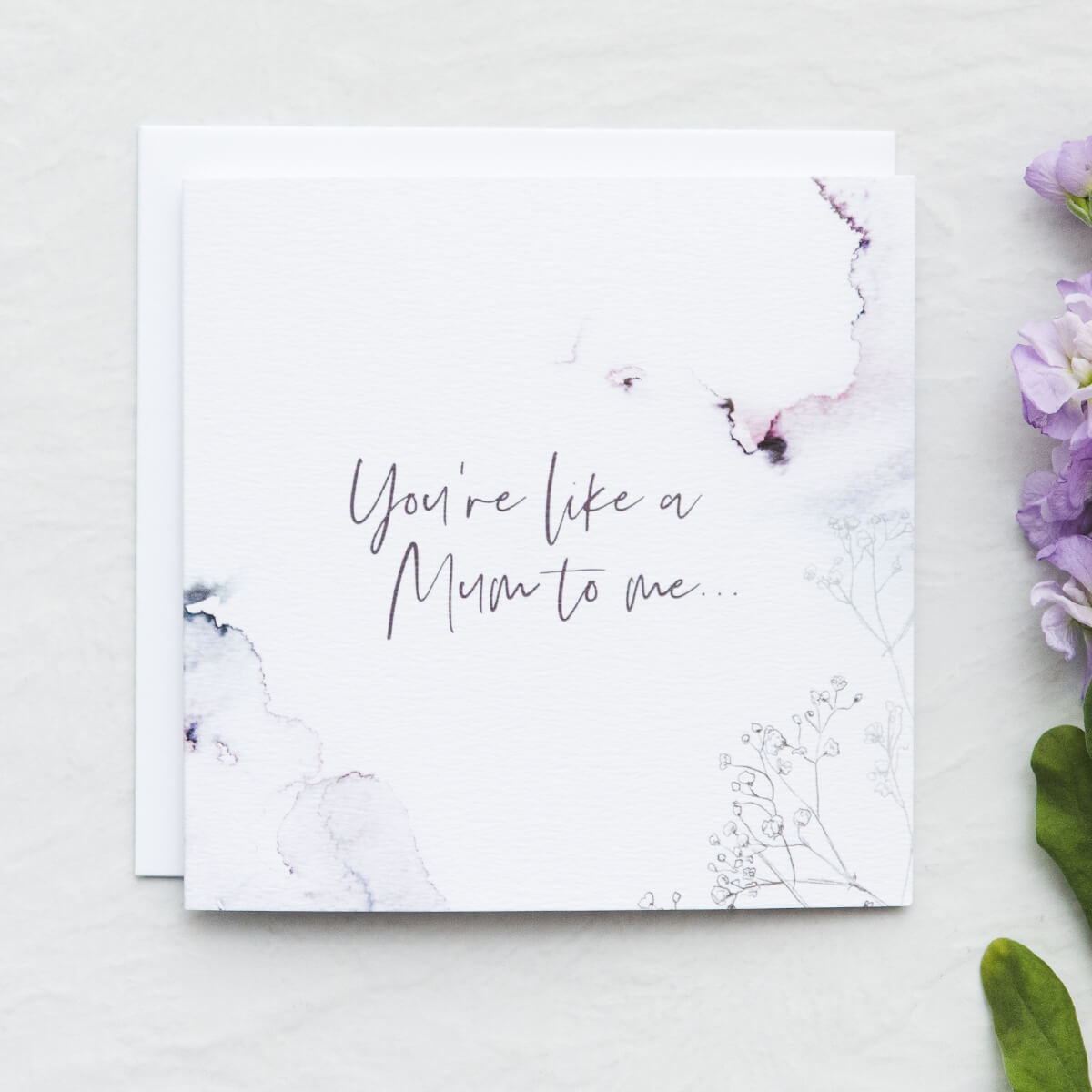 'You're Like A Mum To Me' Mum Card - I am Nat Ltd - Greeting Card