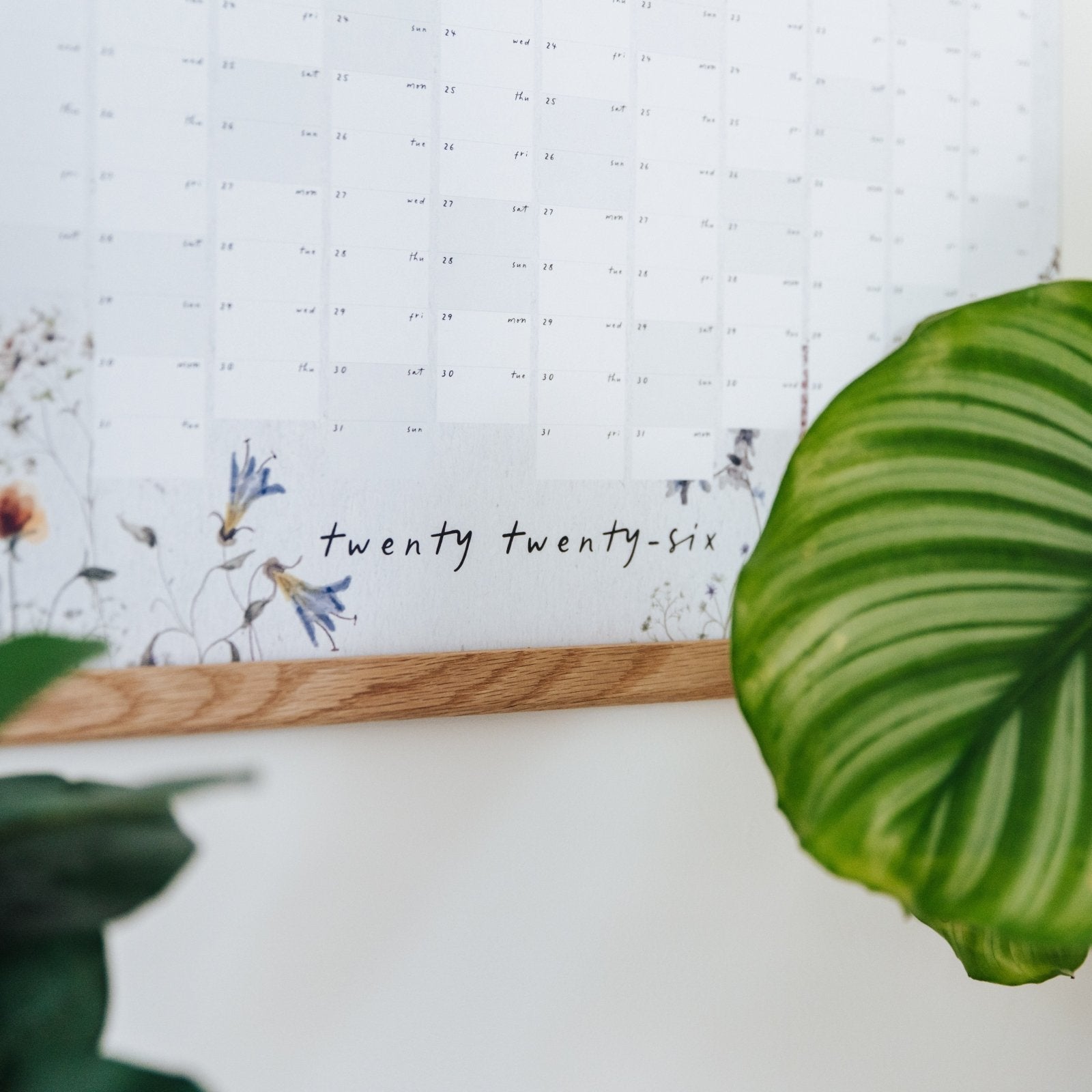 2026 Wall Planner - Meadow Flowers - I am Nat Ltd - Wall Planner