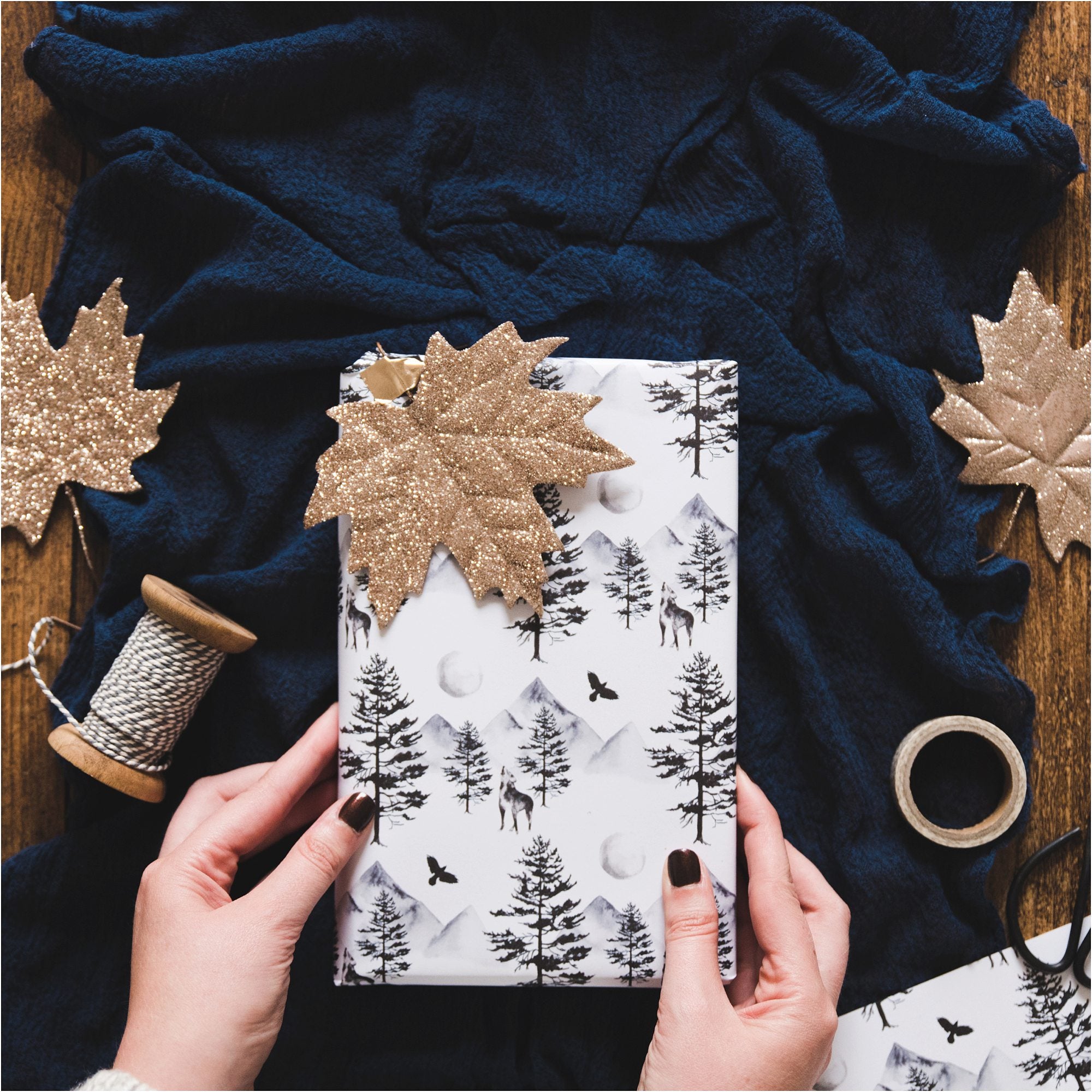 Moonlit Wilderness Gift Wrap