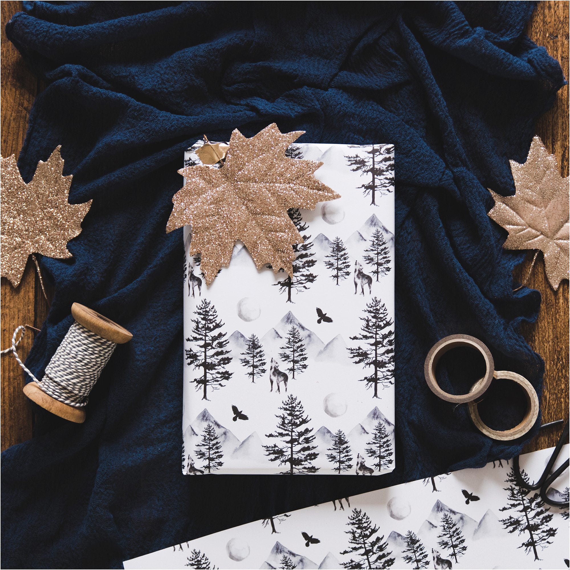 Moonlit Wilderness Gift Wrap