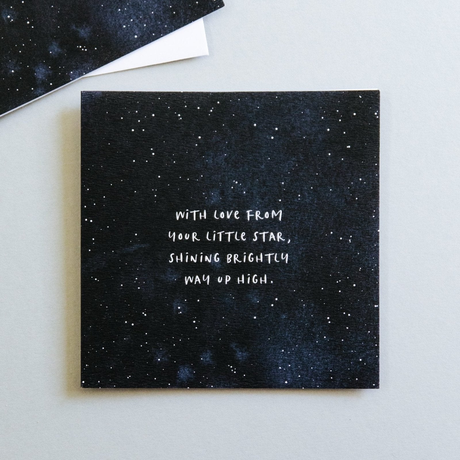 Bereaved Parents Card &quot;From Your Little Star&quot; - I am Nat Ltd - Greeting Card