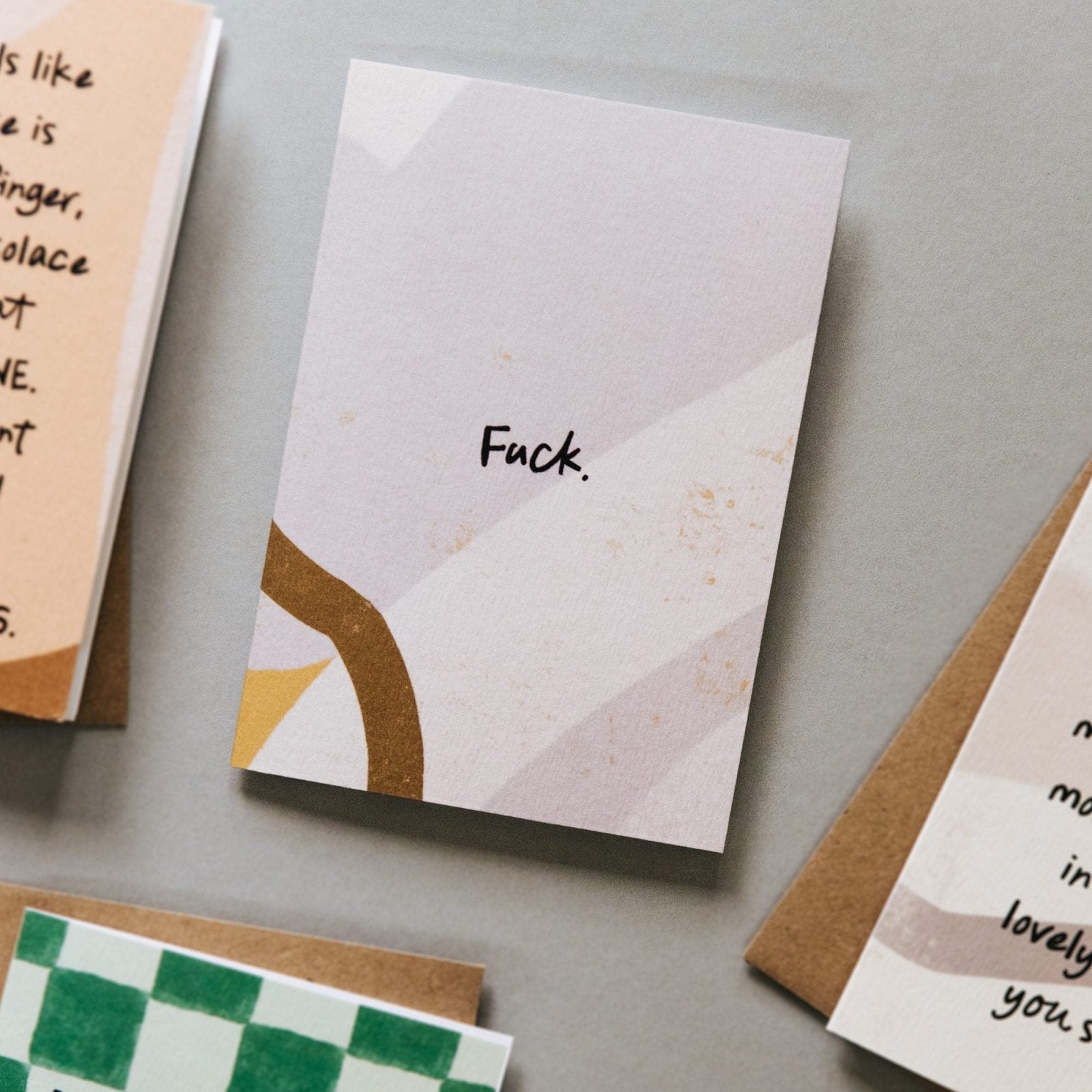 Blunt Thinking of You Card &#39;Fuck.&#39; - I am Nat Ltd - Greeting Card