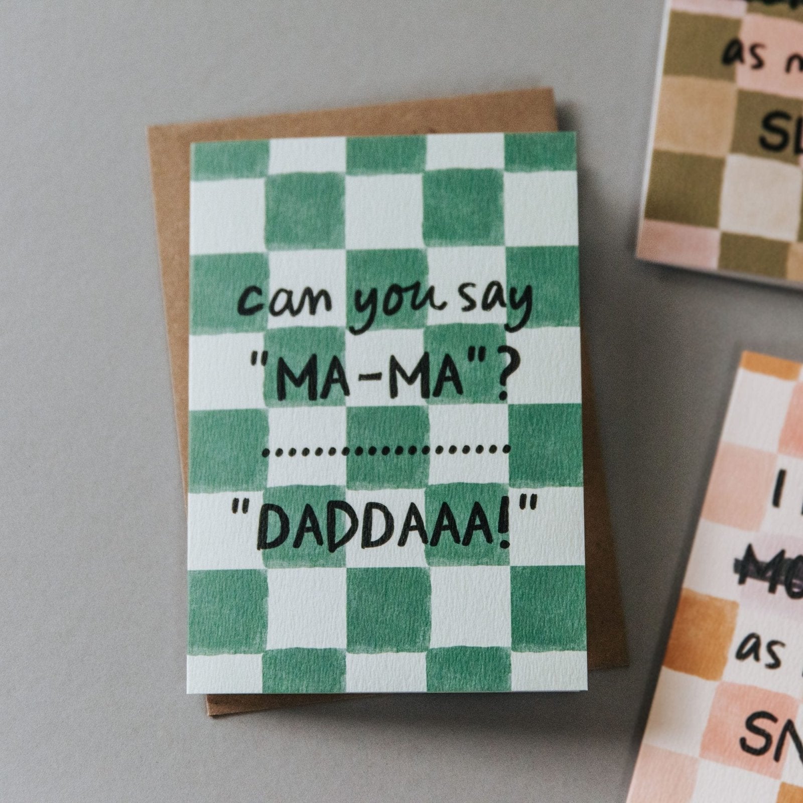 Can you say Ma-Ma? Funny Card from Baby - I am Nat Ltd - Greeting Card