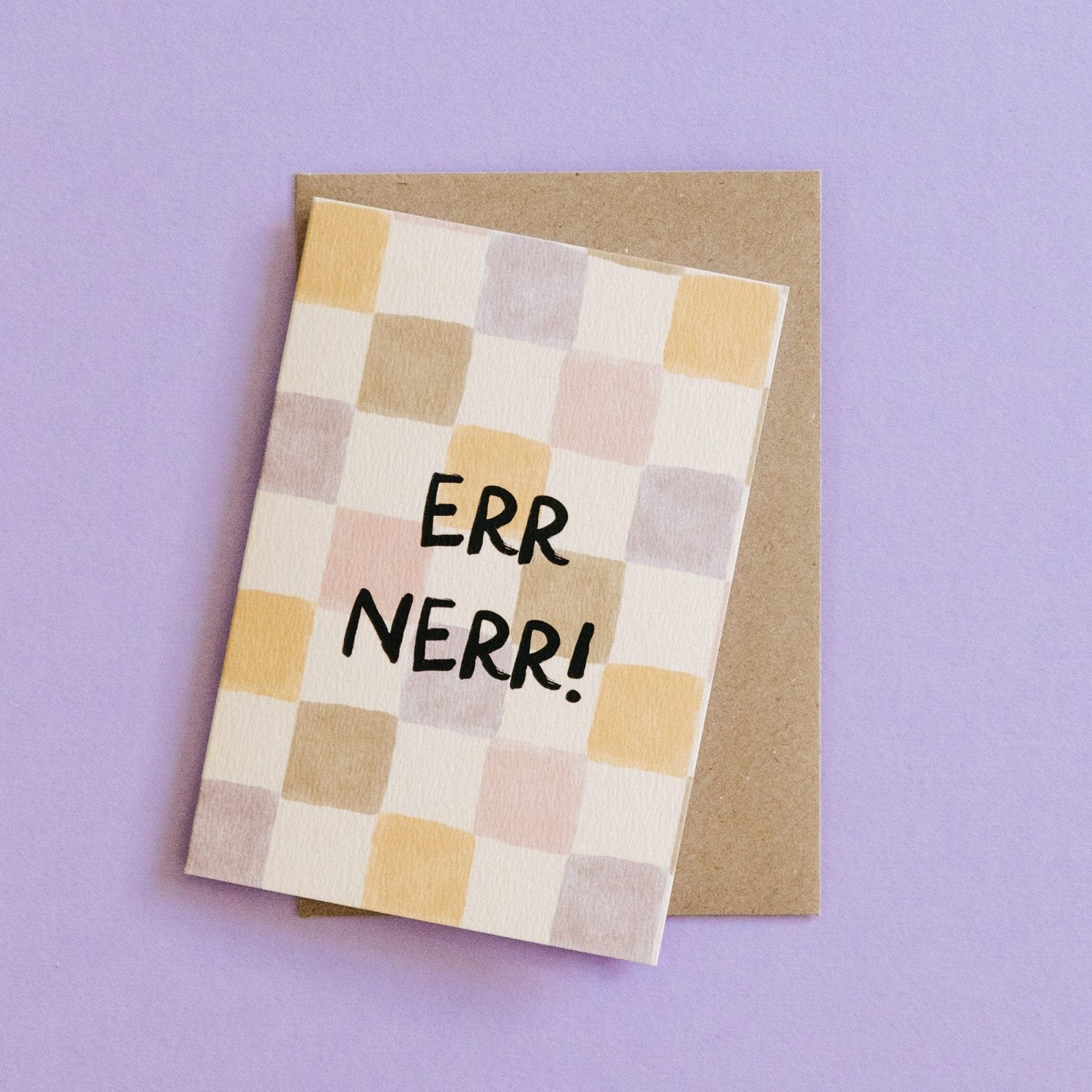 Err Nerr Yorkshire Dialect Card - I am Nat Ltd - Greeting Card