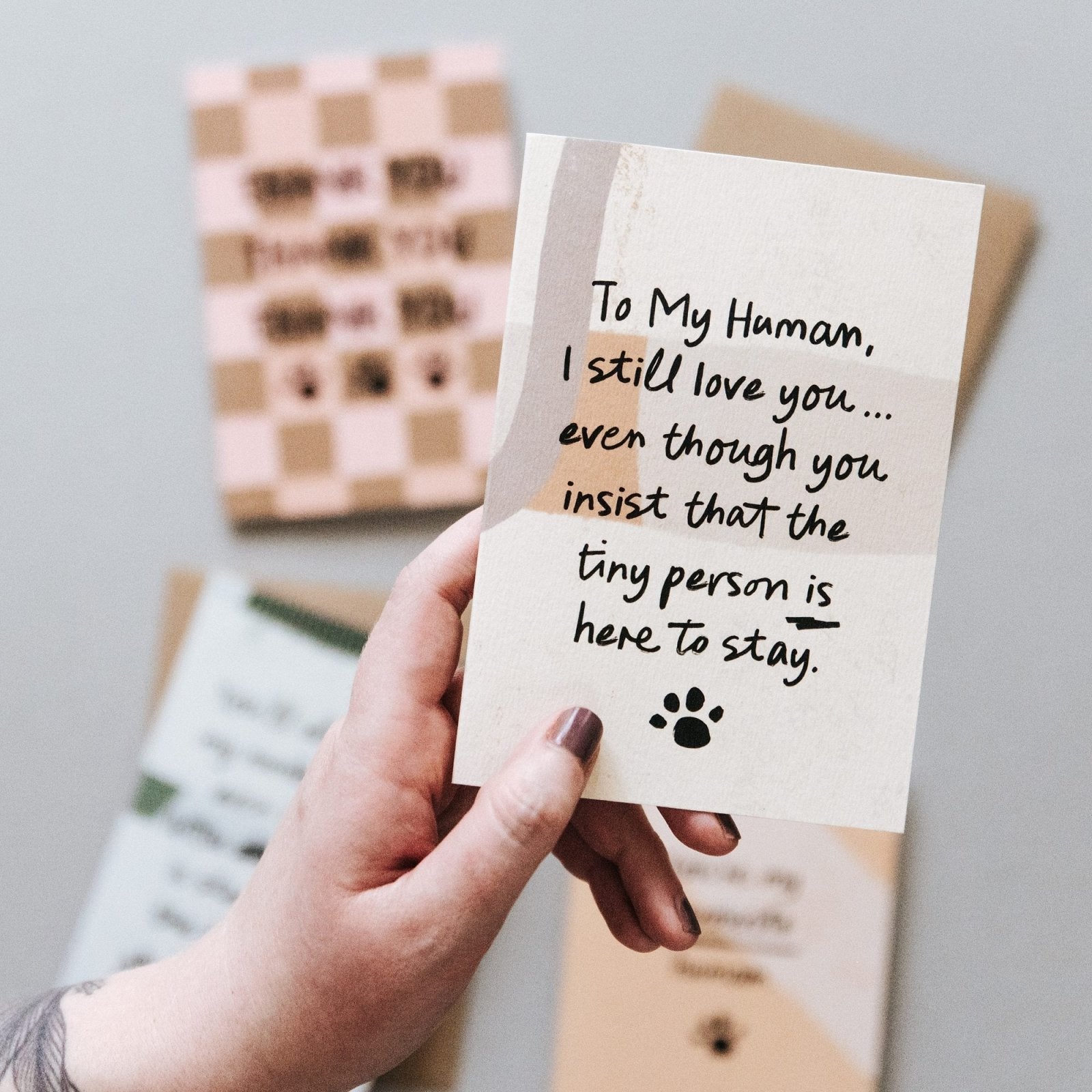 Funny Card from the Dog or Cat - I Still Love You - I am Nat Ltd - Greeting Card