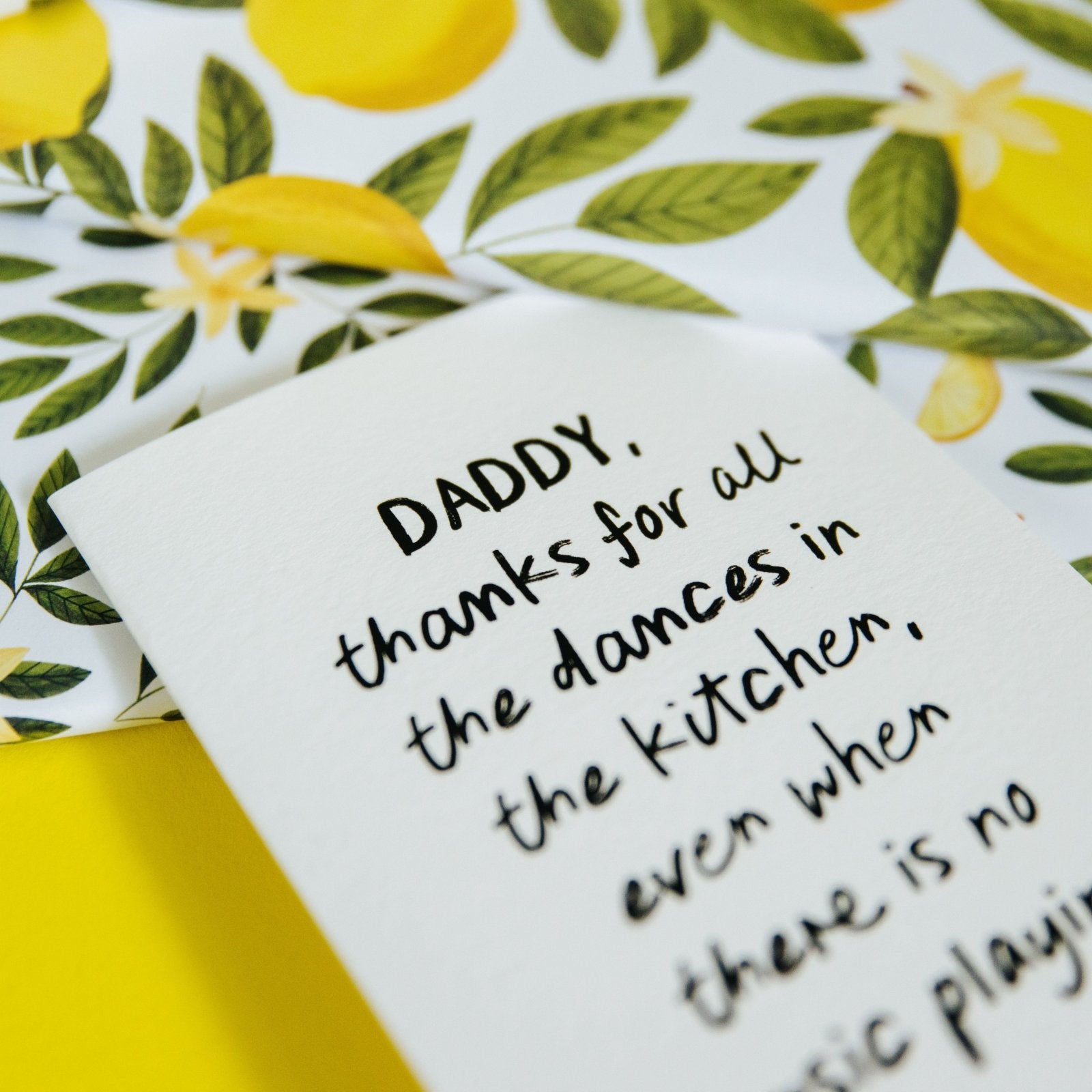 "Kitchen Dances" Heartfelt Personalised Card for Parents - I am Nat Ltd - Greeting Card