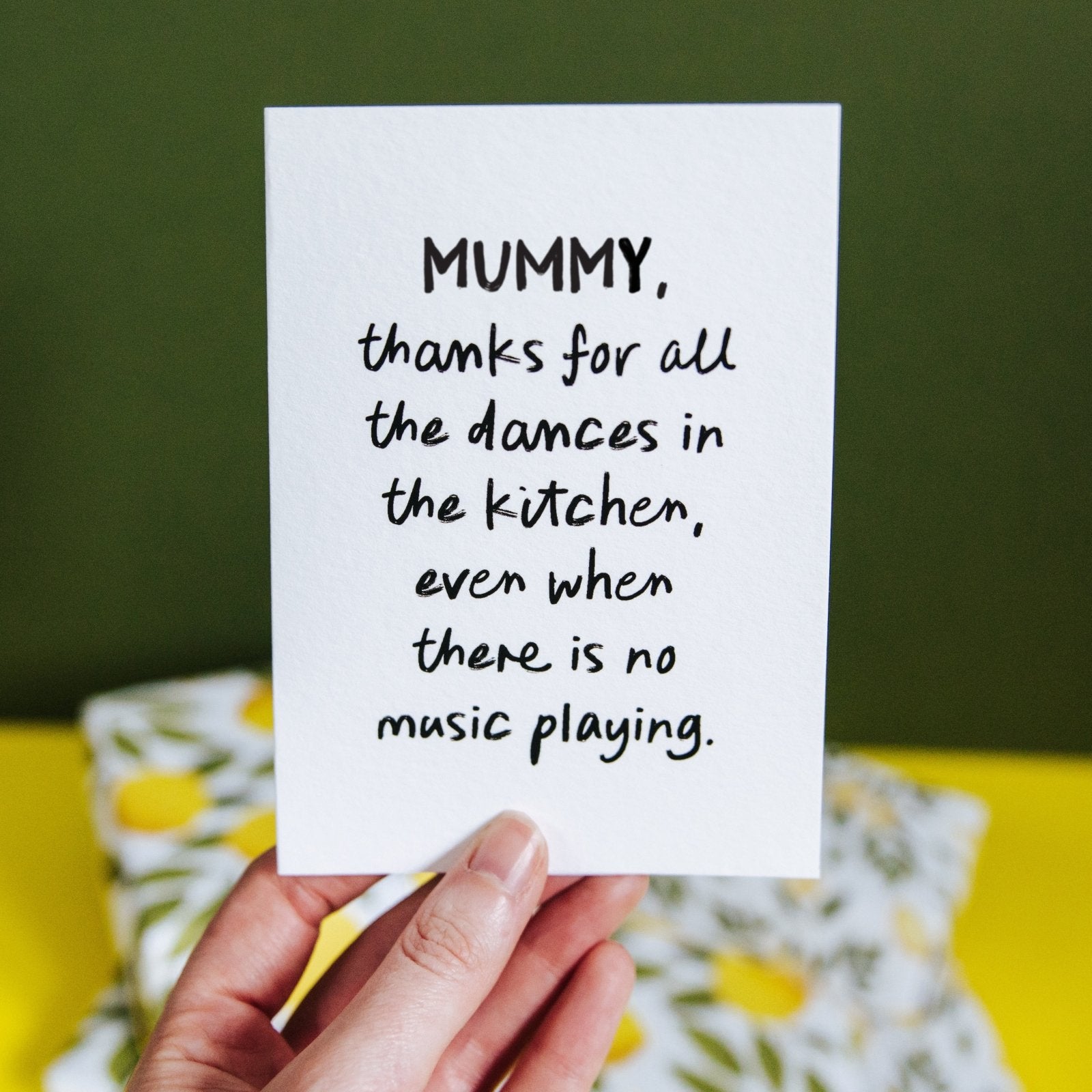 "Kitchen Dances" Heartfelt Personalised Card for Parents - I am Nat Ltd - Greeting Card