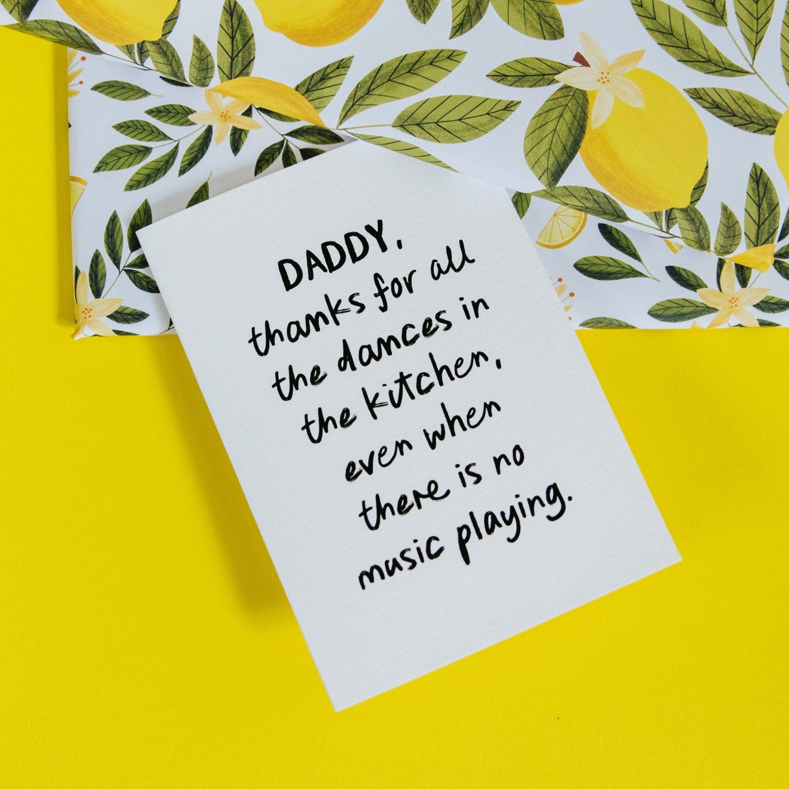 "Kitchen Dances" Heartfelt Personalised Card for Parents - I am Nat Ltd - Greeting Card