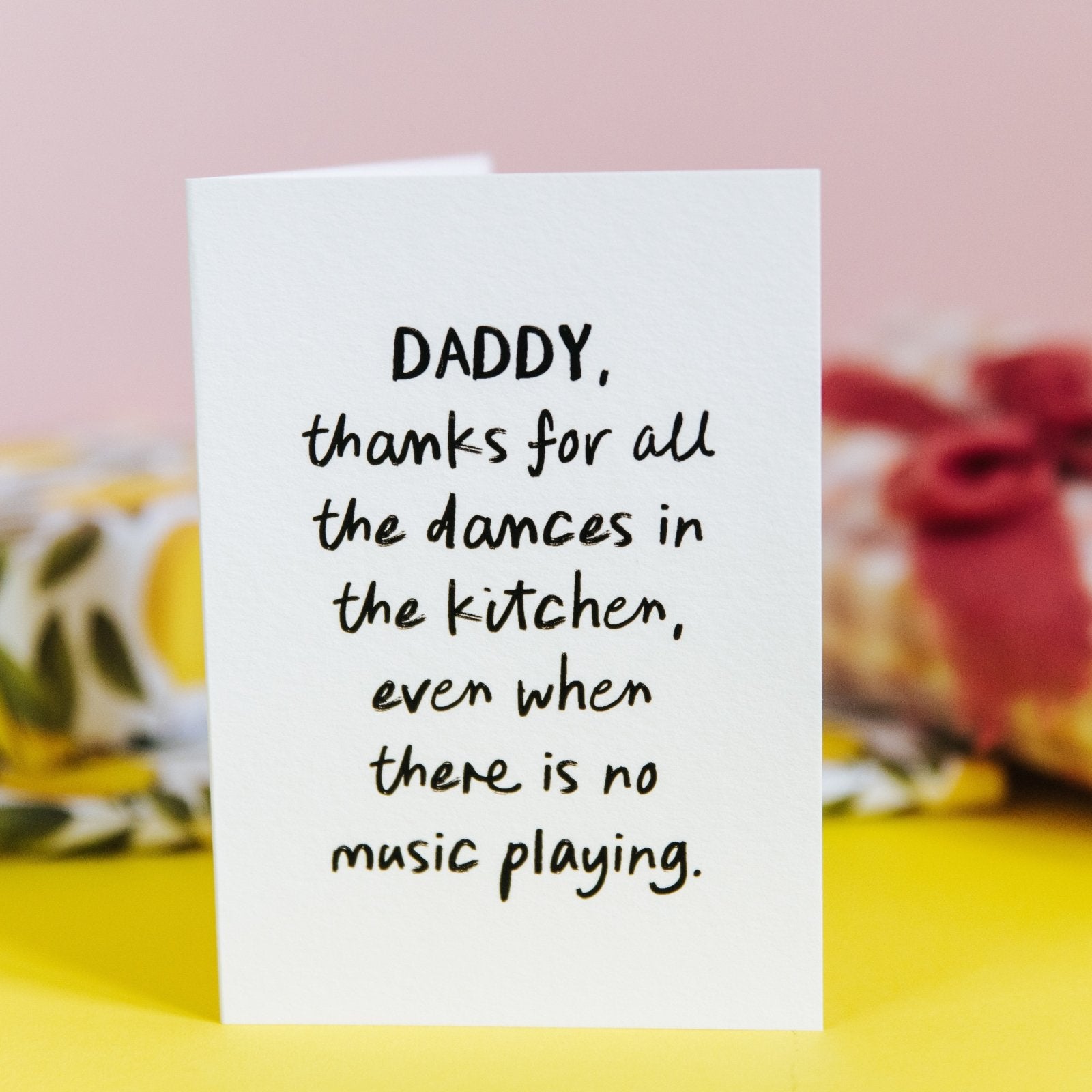 "Kitchen Dances" Heartfelt Personalised Card for Parents - I am Nat Ltd - Greeting Card